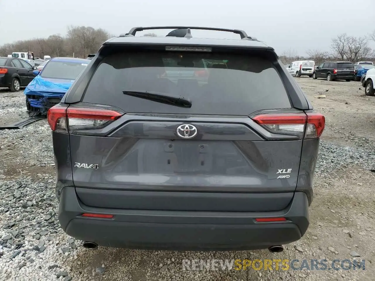 6 fotografías del automóvil dañado 2T3P1RFV2MW154679 TOYOTA RAV4 2021