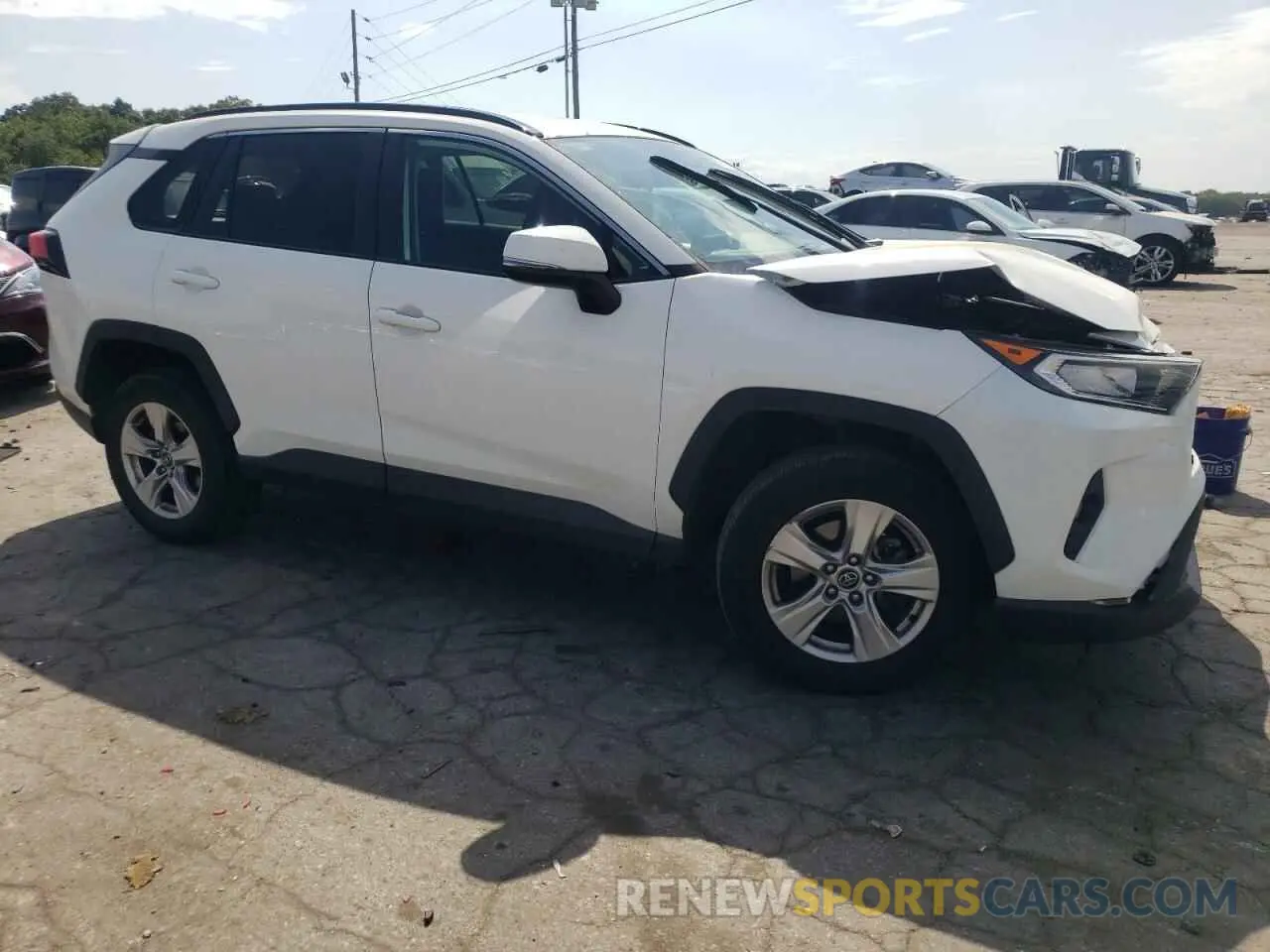 4 fotografías del automóvil dañado 2T3P1RFV2MW156688 TOYOTA RAV4 2021