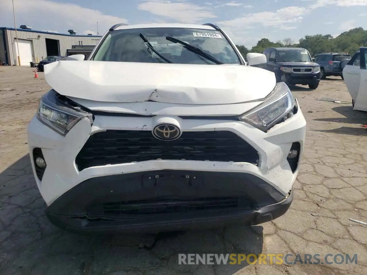 5 fotografías del automóvil dañado 2T3P1RFV2MW156688 TOYOTA RAV4 2021