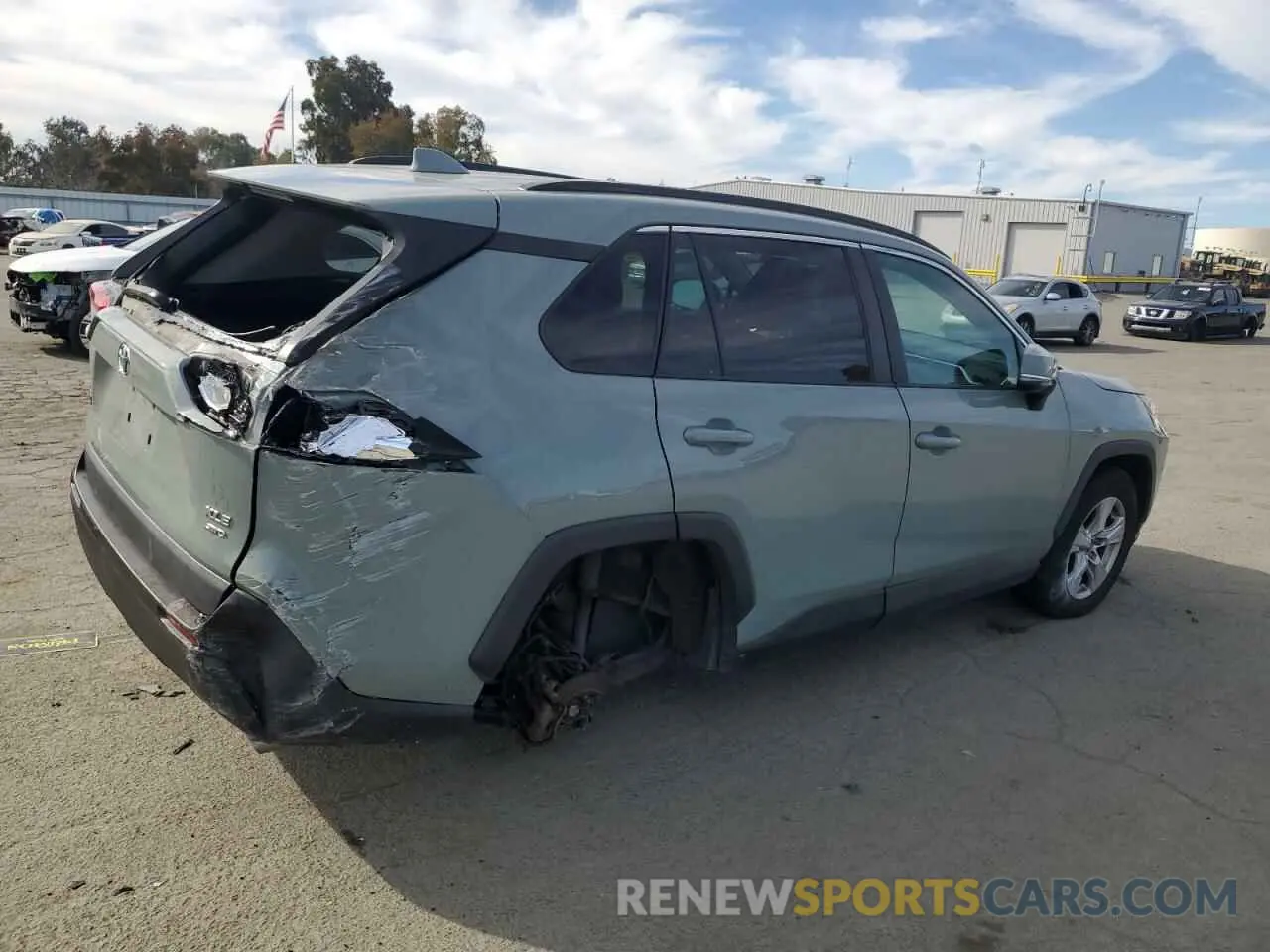 3 fotografías del automóvil dañado 2T3P1RFV2MW162541 TOYOTA RAV4 2021