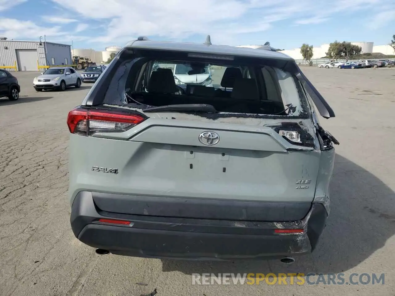 6 fotografías del automóvil dañado 2T3P1RFV2MW162541 TOYOTA RAV4 2021