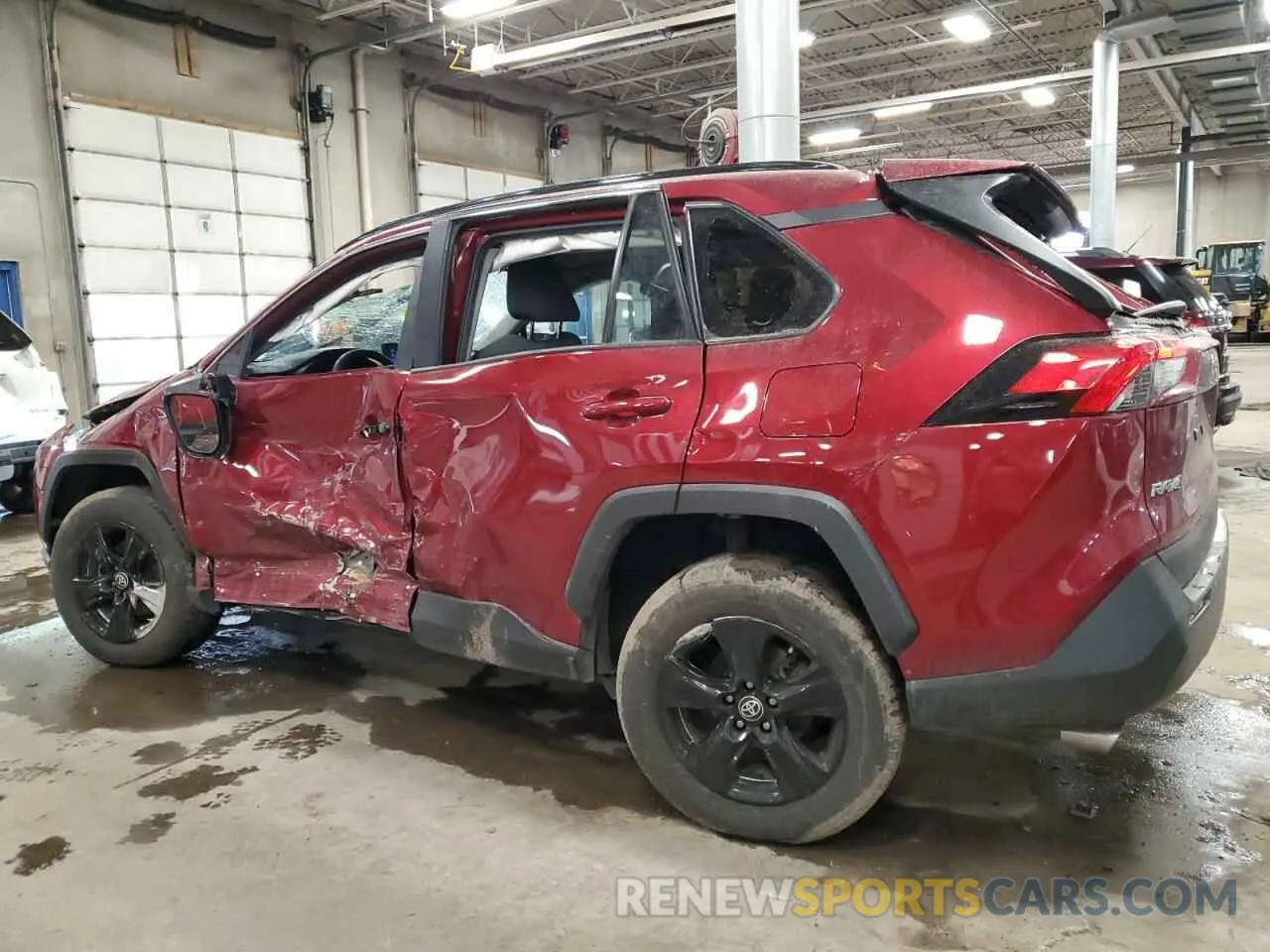2 fotografías del automóvil dañado 2T3P1RFV2MW205016 TOYOTA RAV4 2021