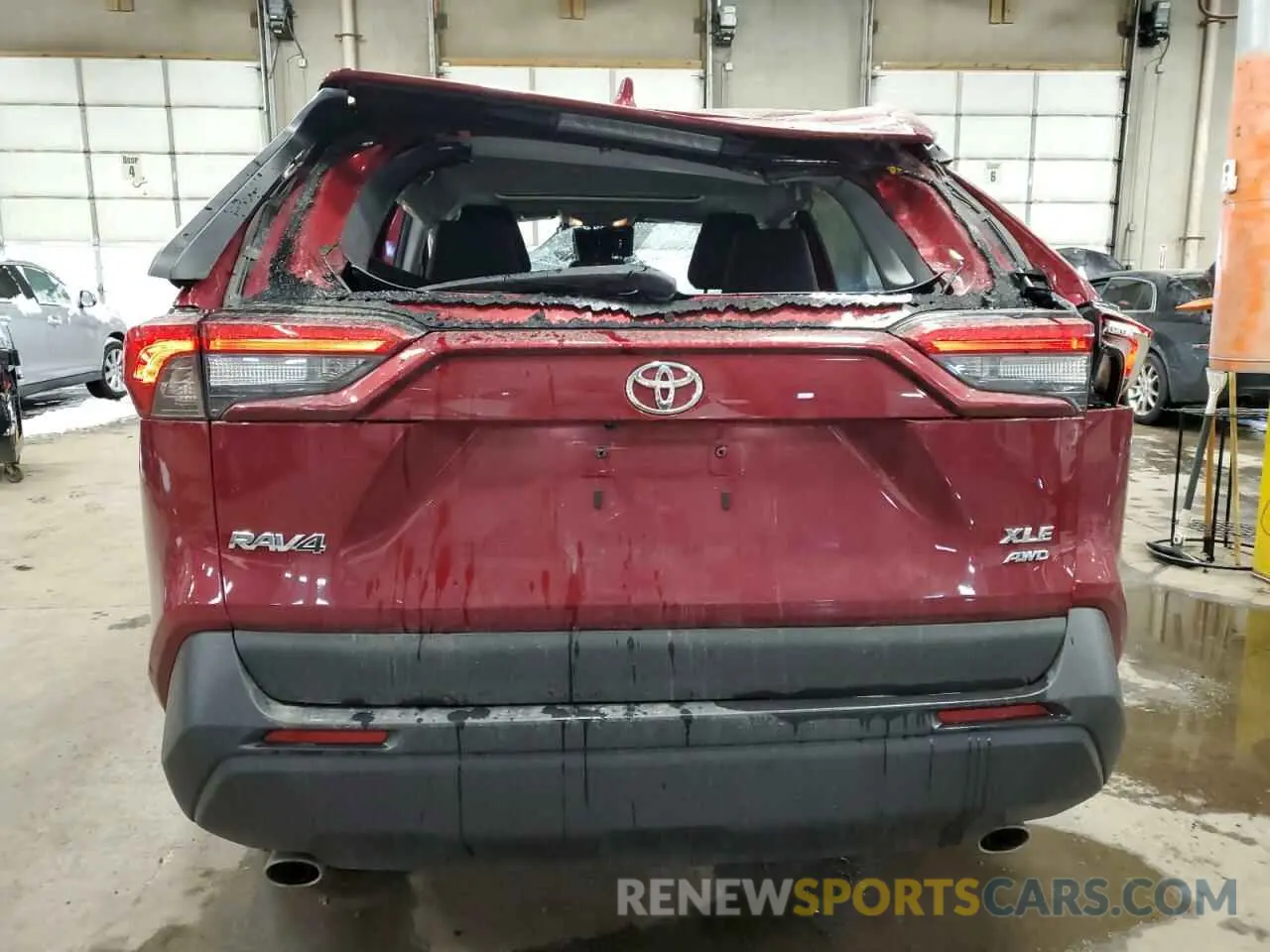 6 fotografías del automóvil dañado 2T3P1RFV2MW205016 TOYOTA RAV4 2021
