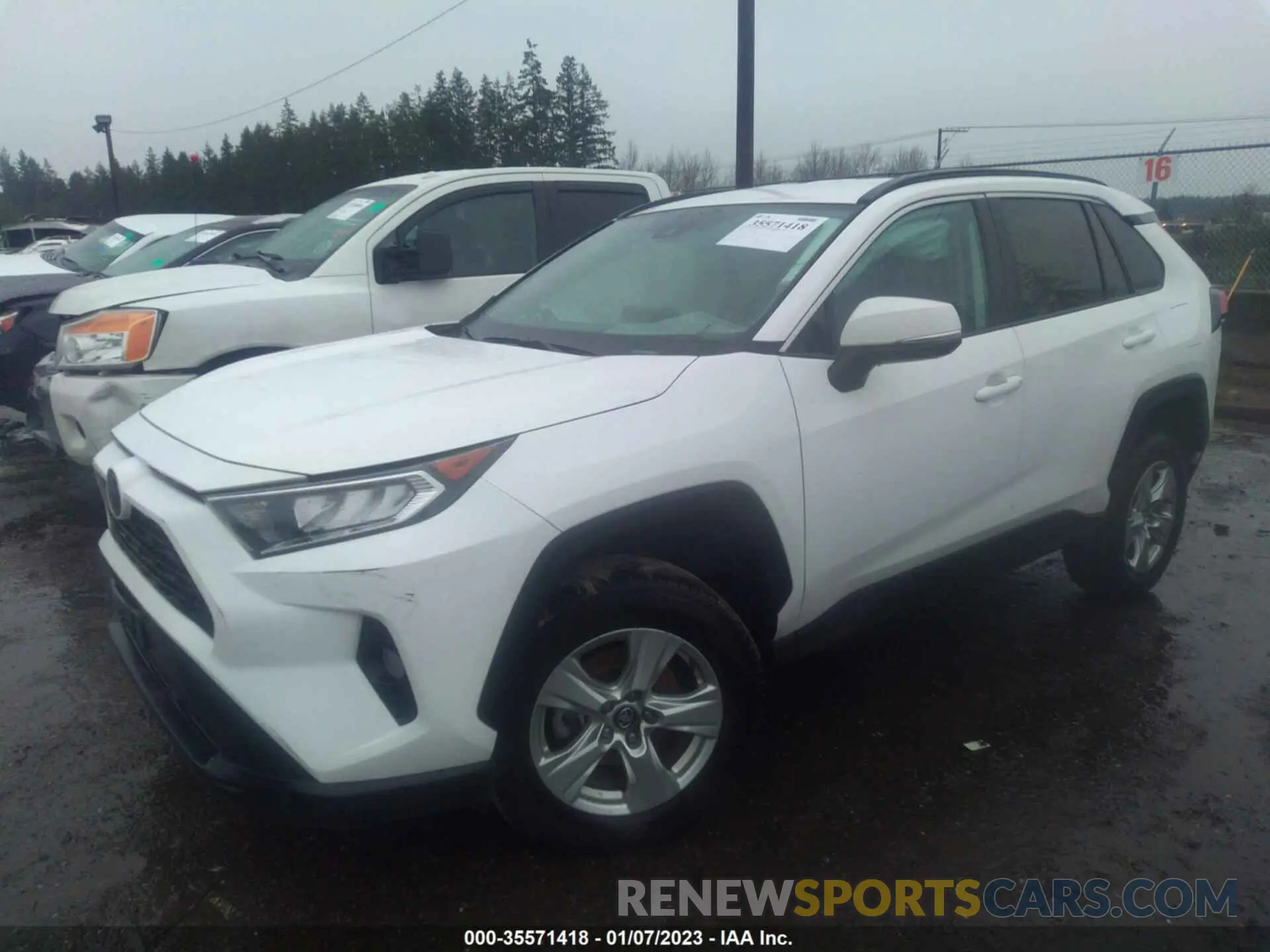 2 fotografías del automóvil dañado 2T3P1RFV3MW160183 TOYOTA RAV4 2021