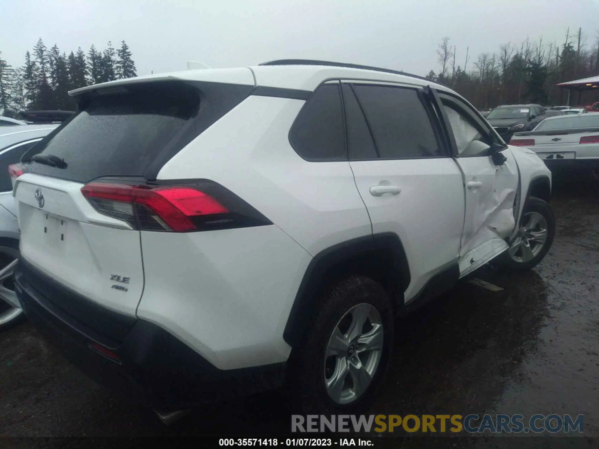 4 fotografías del automóvil dañado 2T3P1RFV3MW160183 TOYOTA RAV4 2021