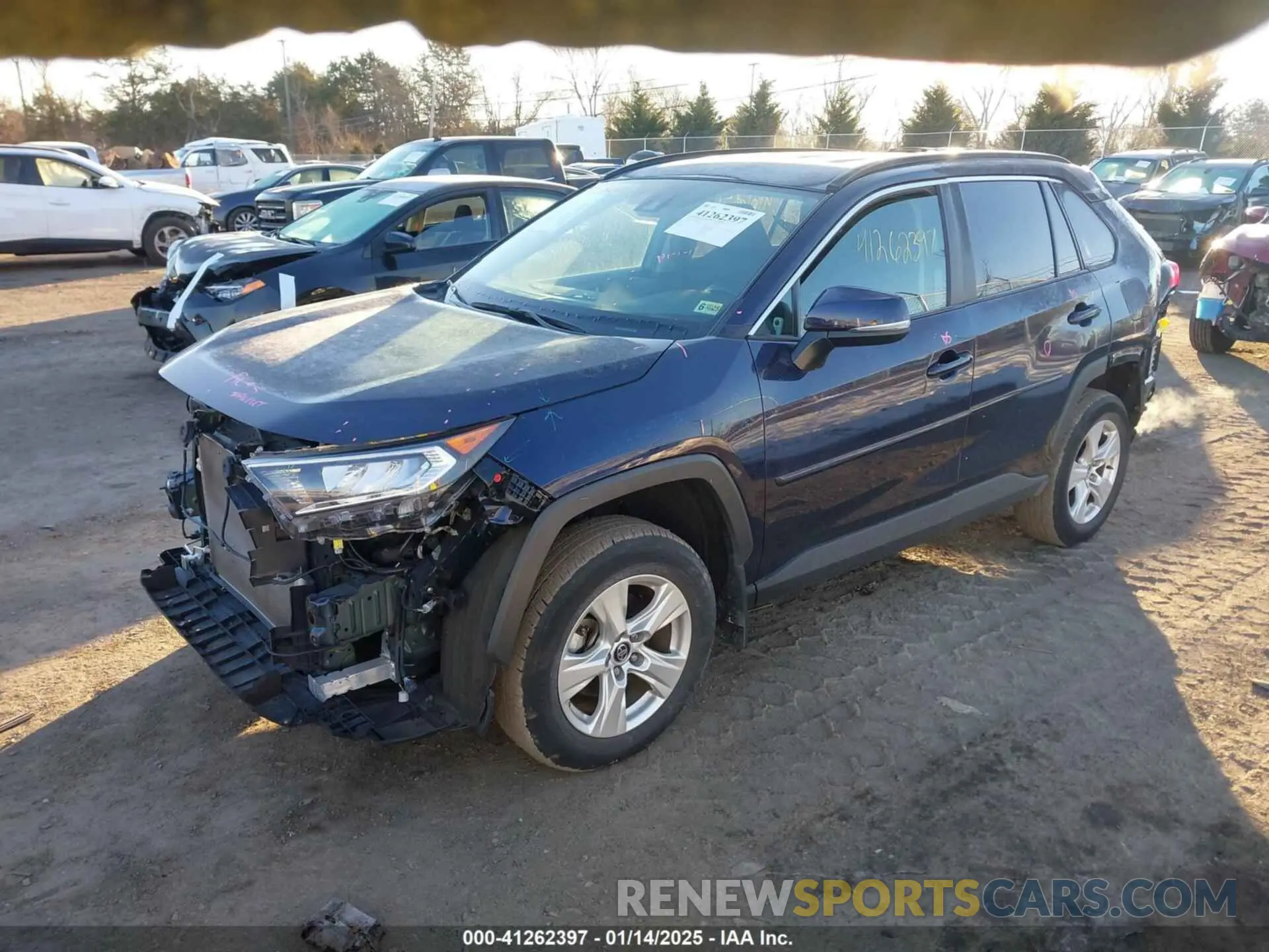 2 fotografías del automóvil dañado 2T3P1RFV3MW168560 TOYOTA RAV4 2021