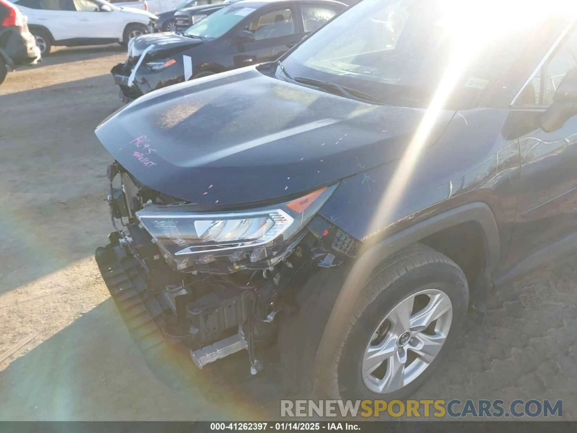 6 fotografías del automóvil dañado 2T3P1RFV3MW168560 TOYOTA RAV4 2021