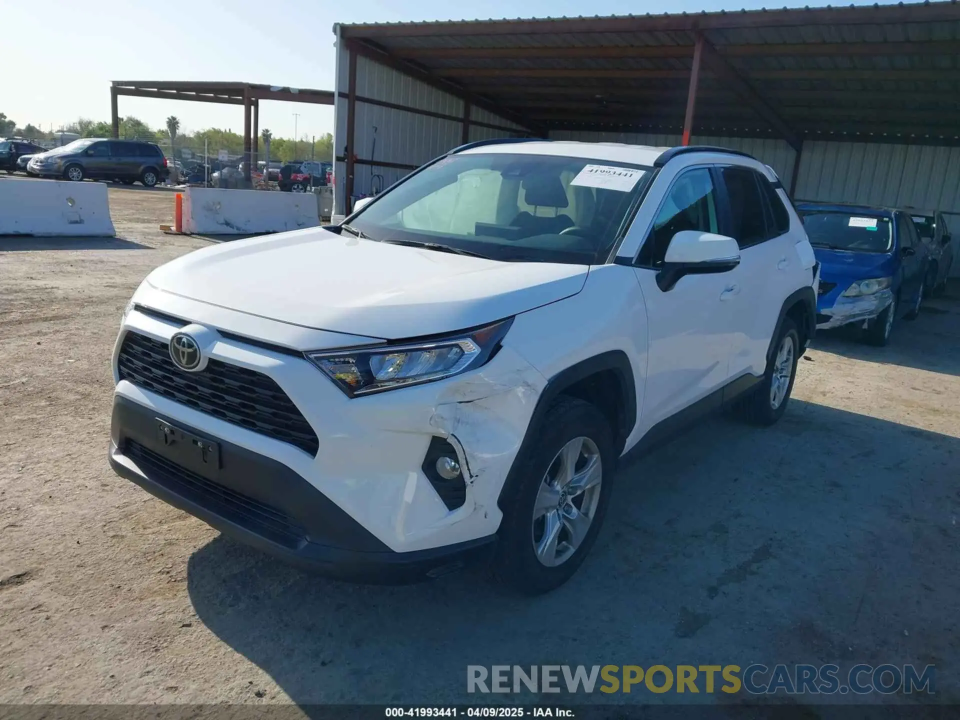 2 fotografías del automóvil dañado 2T3P1RFV4MC176328 TOYOTA RAV4 2021