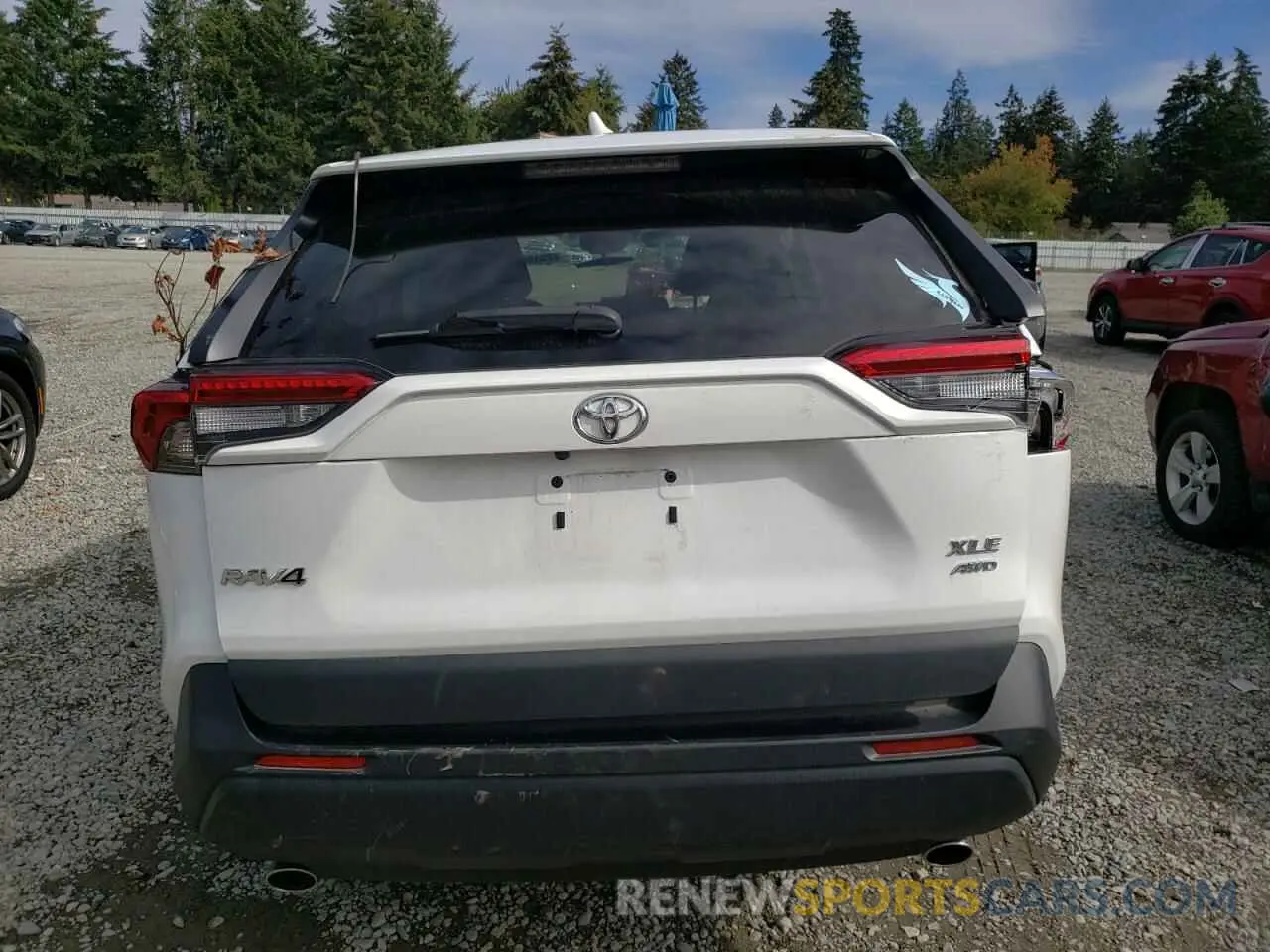 6 fotografías del automóvil dañado 2T3P1RFV4MC191752 TOYOTA RAV4 2021