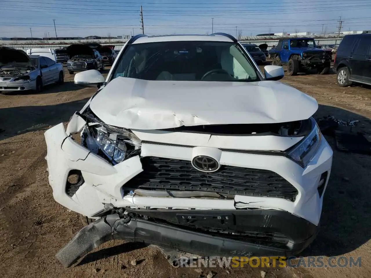5 fotografías del automóvil dañado 2T3P1RFV4MC200580 TOYOTA RAV4 2021