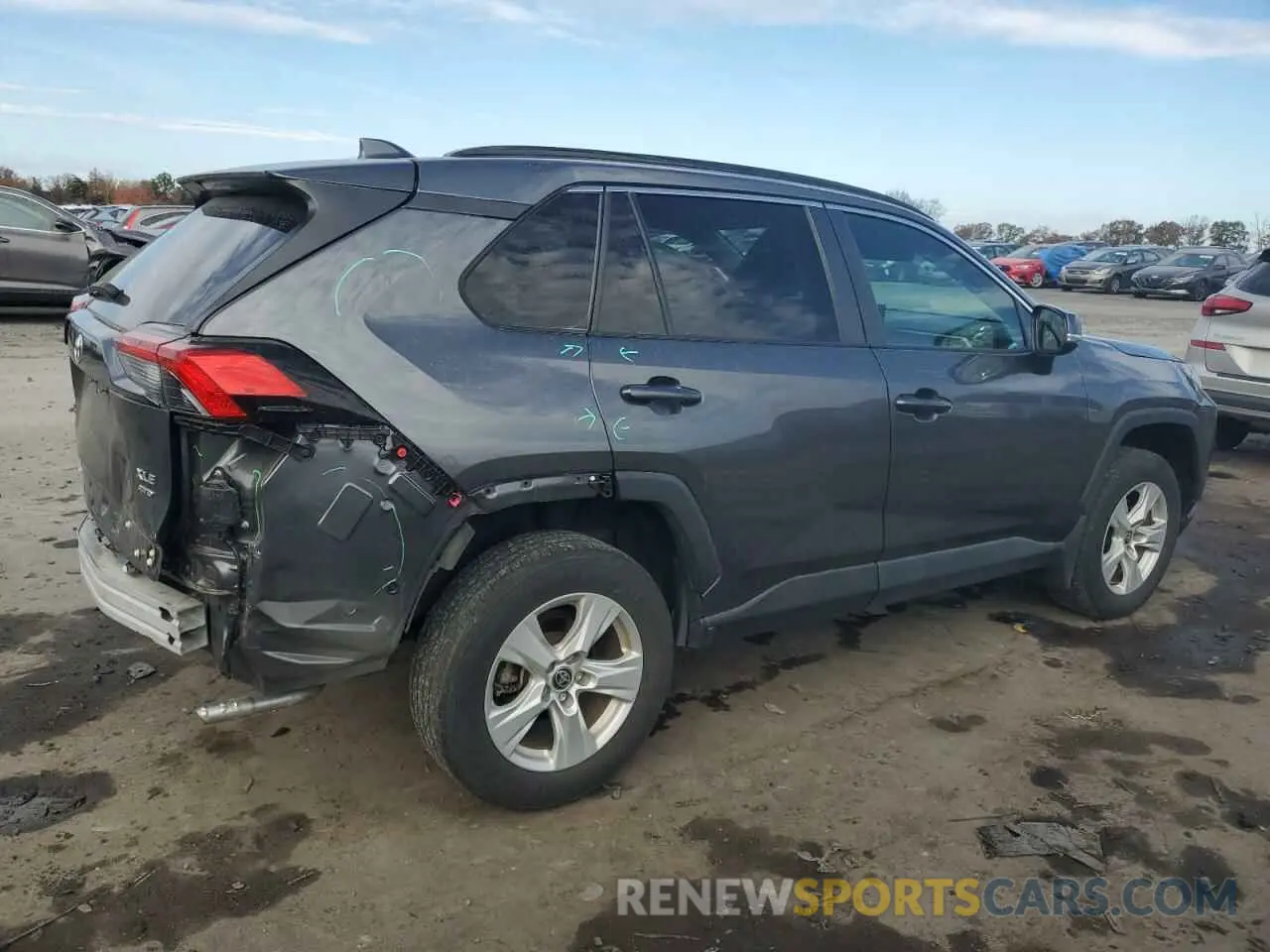 3 fotografías del automóvil dañado 2T3P1RFV4MC209165 TOYOTA RAV4 2021