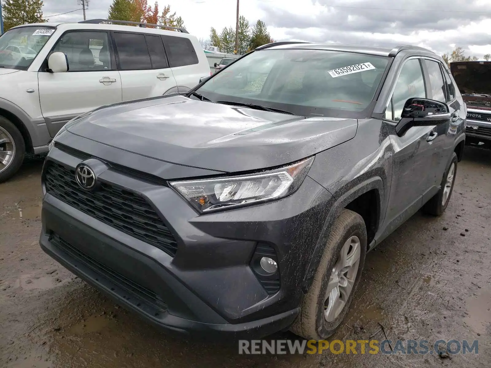 2 fotografías del automóvil dañado 2T3P1RFV4MC218965 TOYOTA RAV4 2021