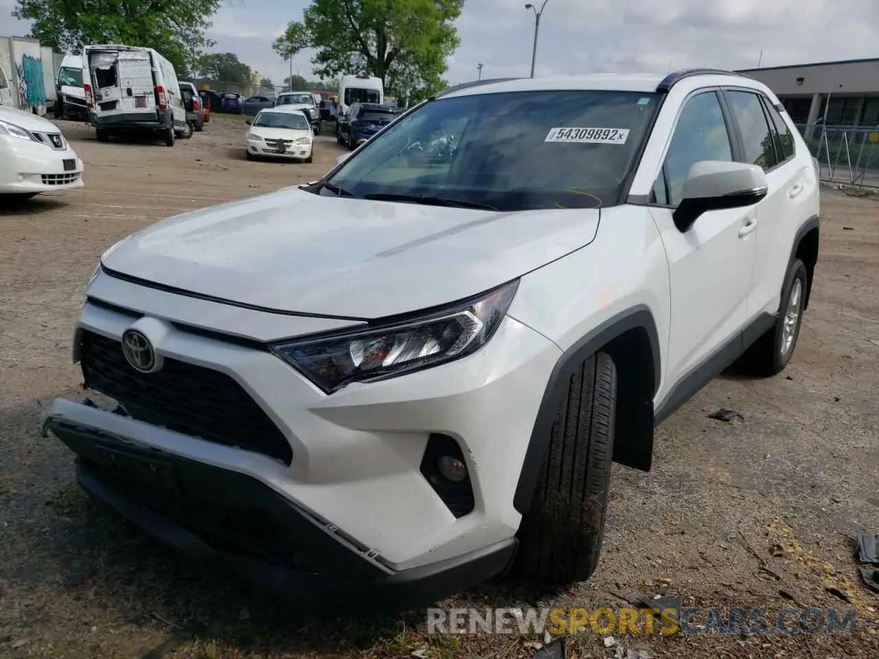 2 fotografías del automóvil dañado 2T3P1RFV4MC233627 TOYOTA RAV4 2021