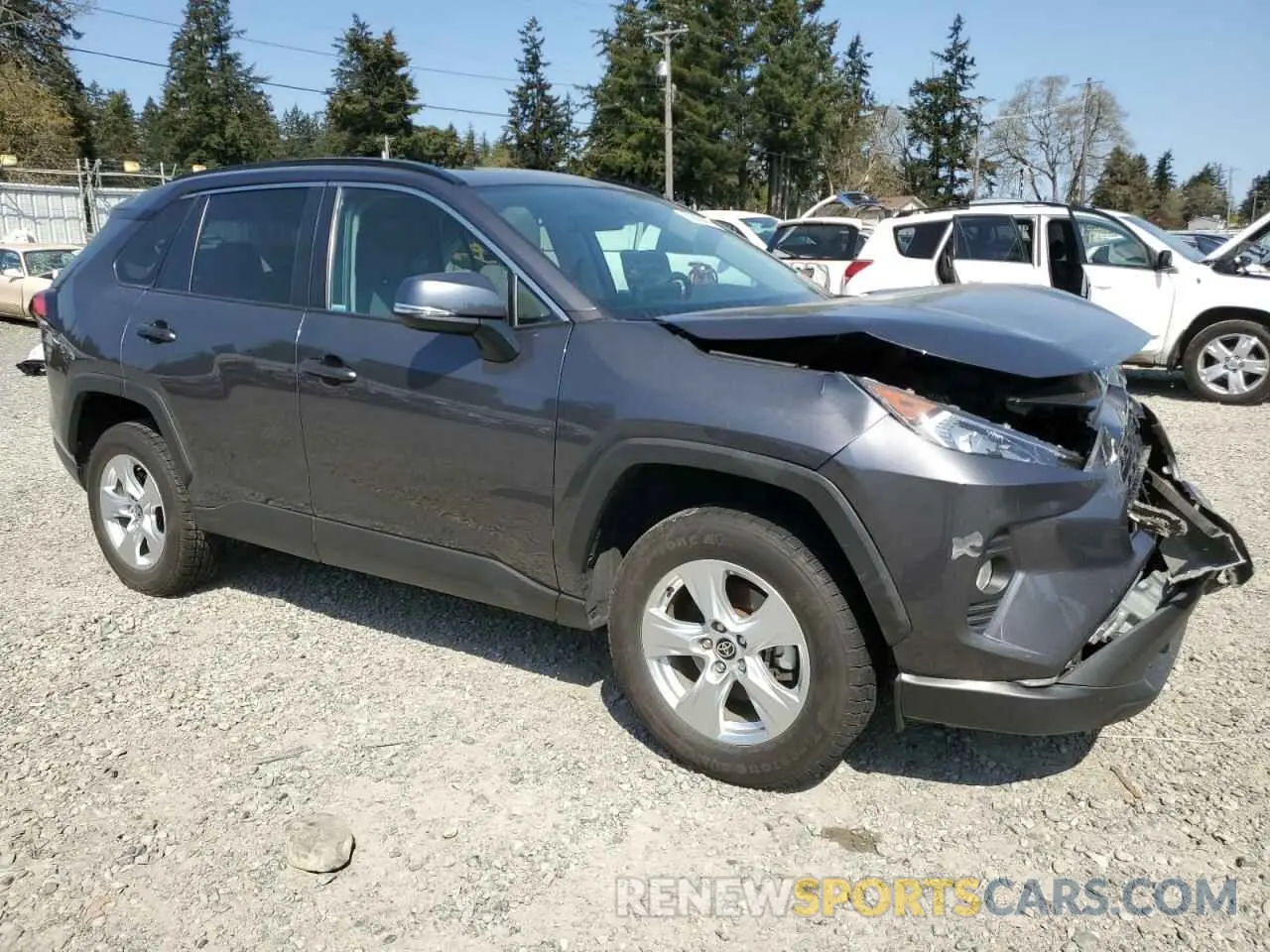 4 fotografías del automóvil dañado 2T3P1RFV4MC247401 TOYOTA RAV4 2021