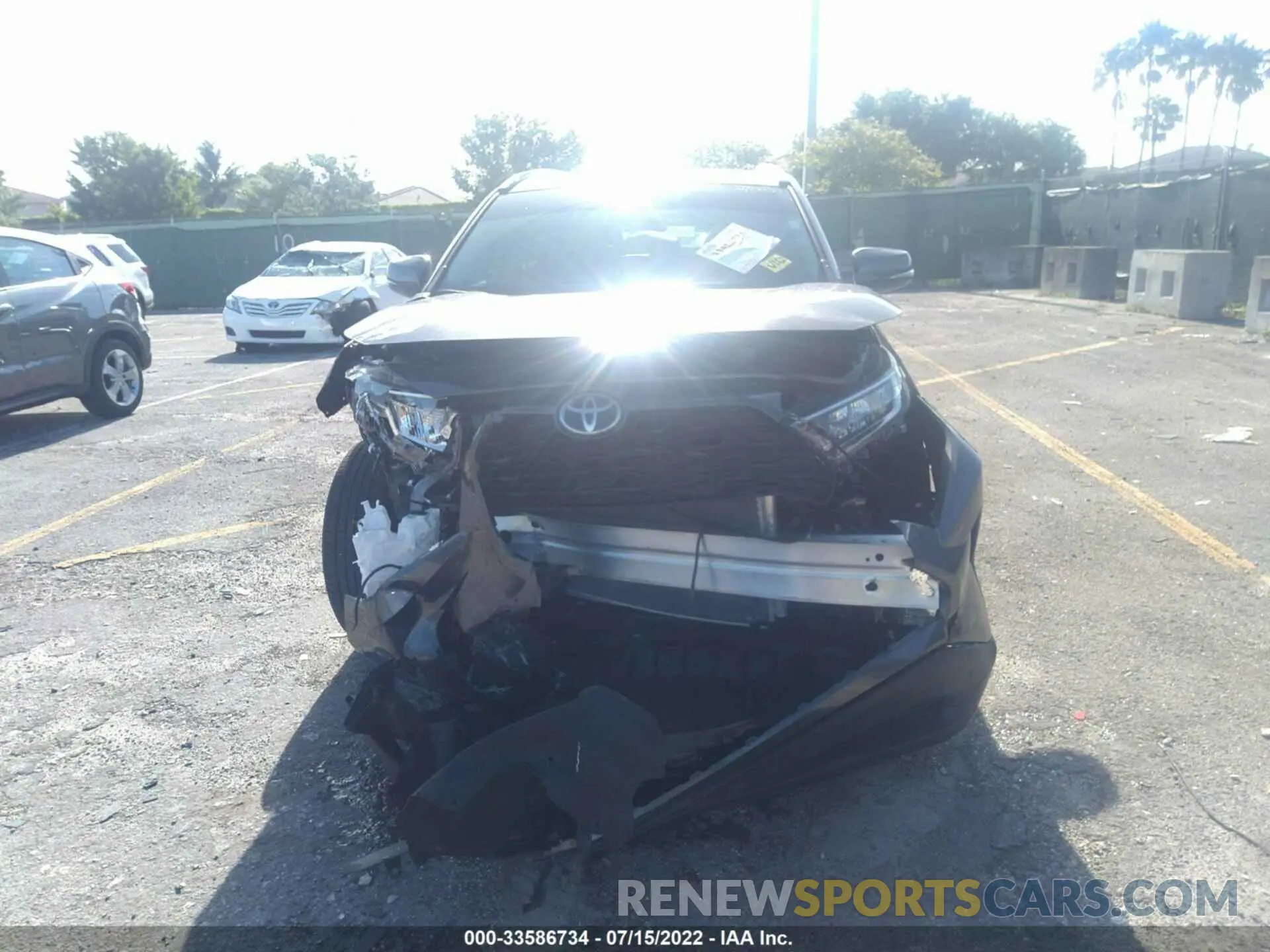 6 fotografías del automóvil dañado 2T3P1RFV4MC247673 TOYOTA RAV4 2021