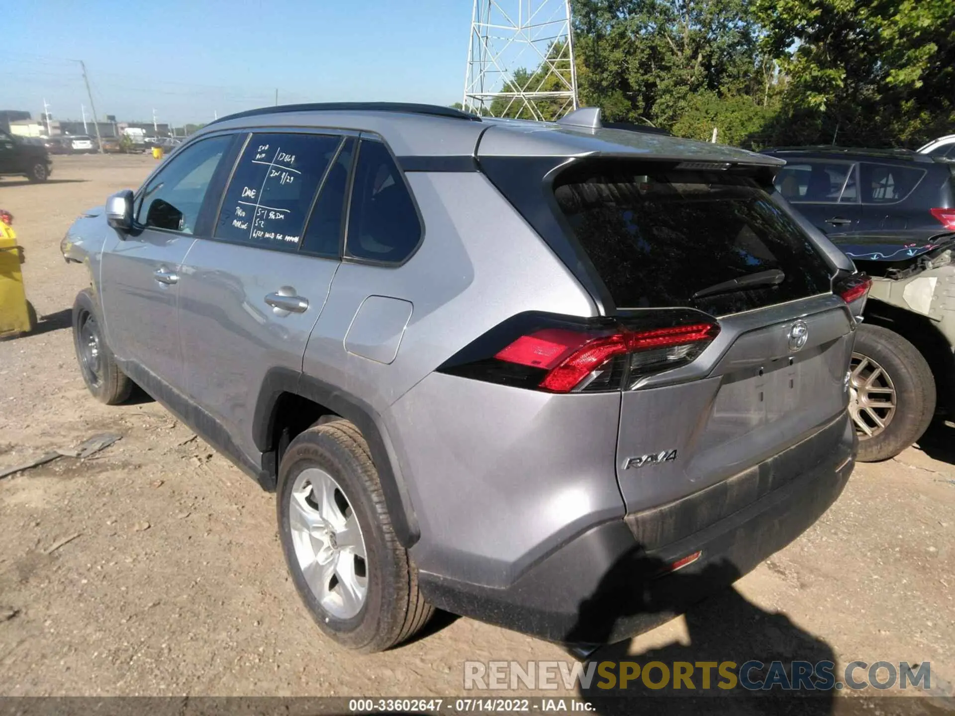 3 fotografías del automóvil dañado 2T3P1RFV4MC247799 TOYOTA RAV4 2021