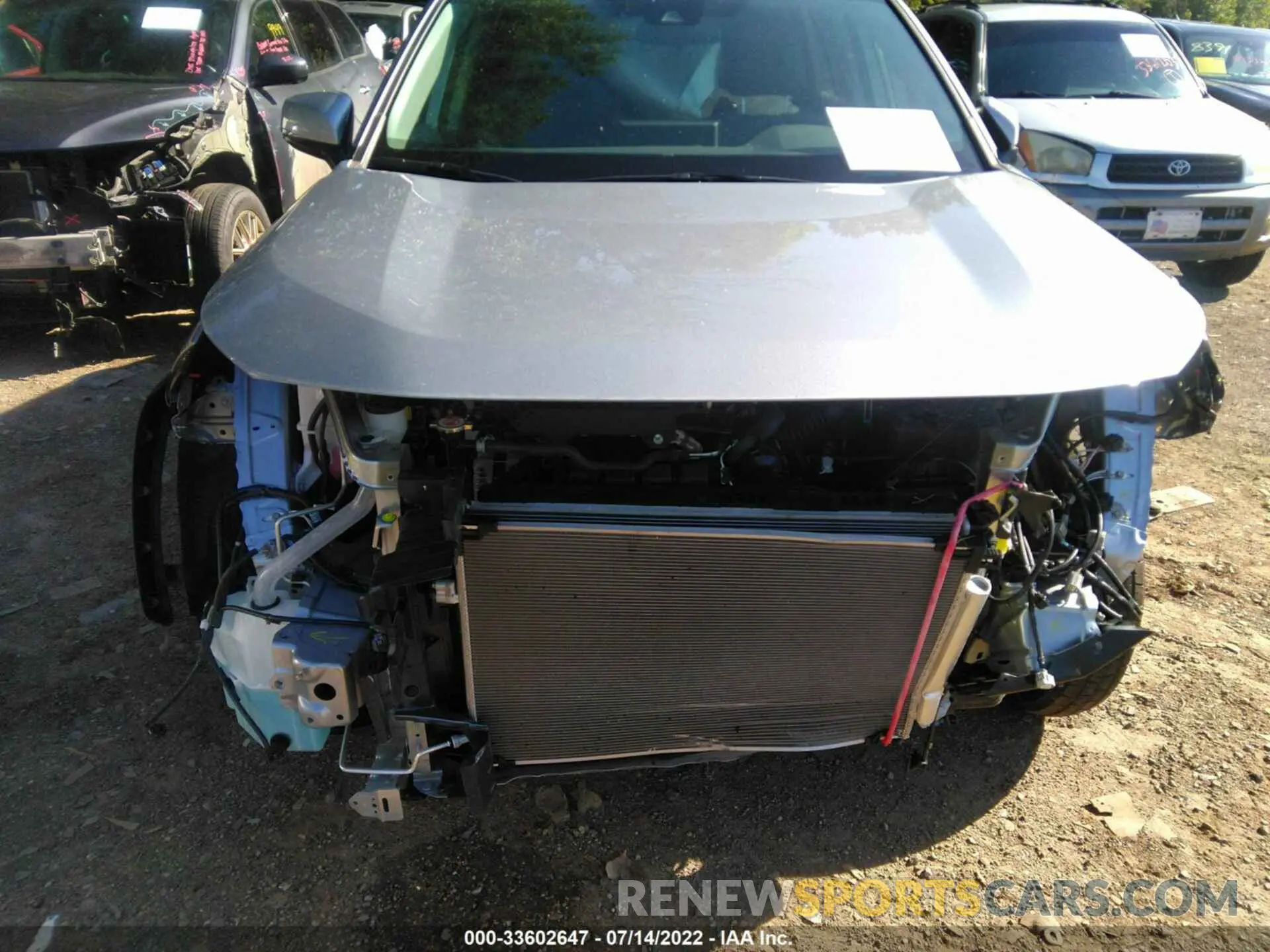 6 fotografías del automóvil dañado 2T3P1RFV4MC247799 TOYOTA RAV4 2021