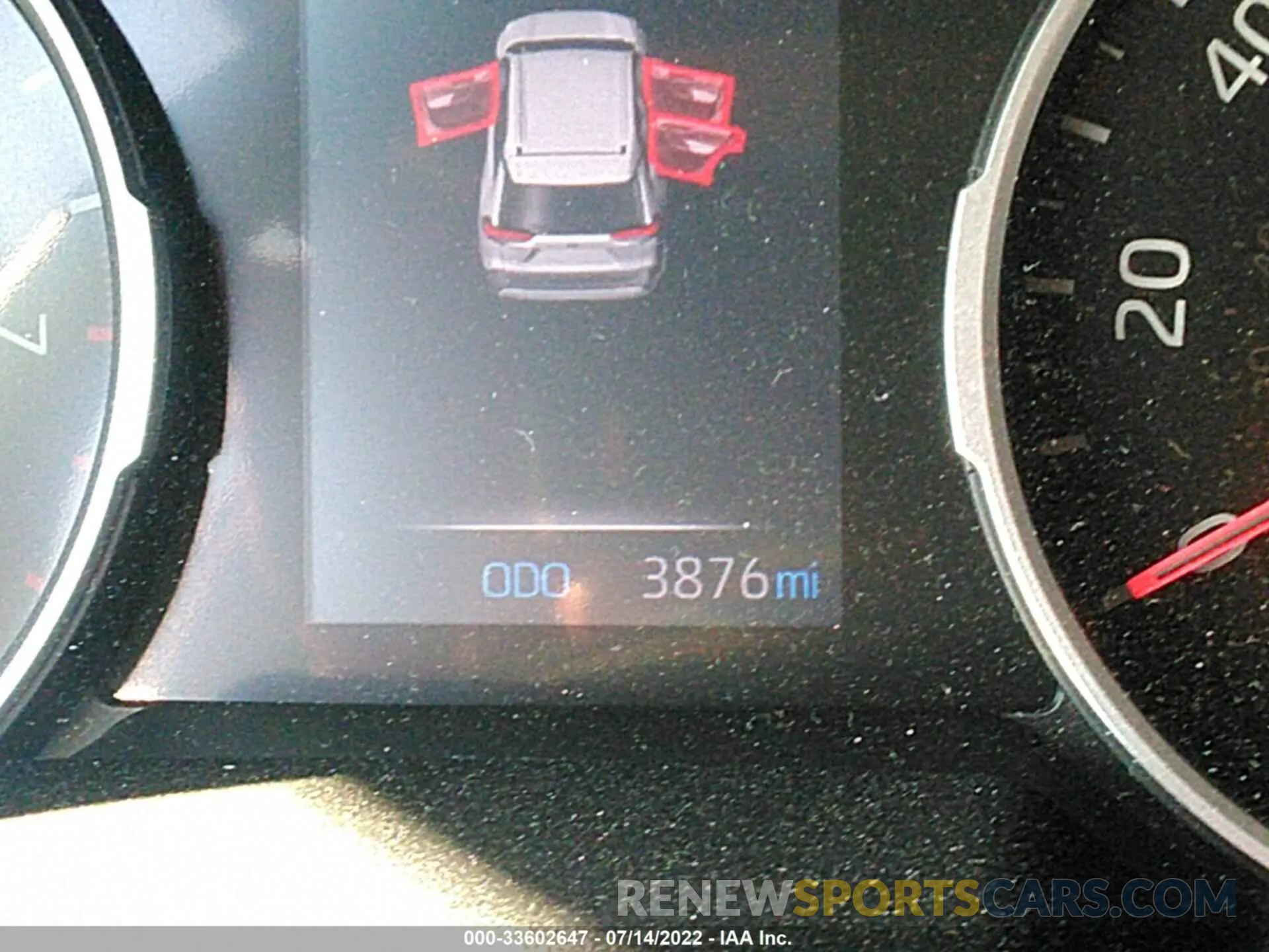 7 fotografías del automóvil dañado 2T3P1RFV4MC247799 TOYOTA RAV4 2021