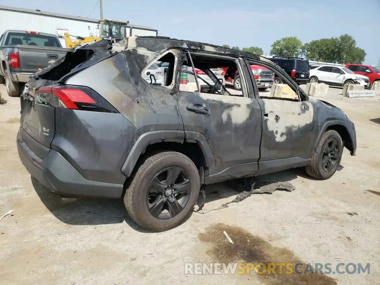 3 fotografías del automóvil dañado 2T3P1RFV4MW141304 TOYOTA RAV4 2021