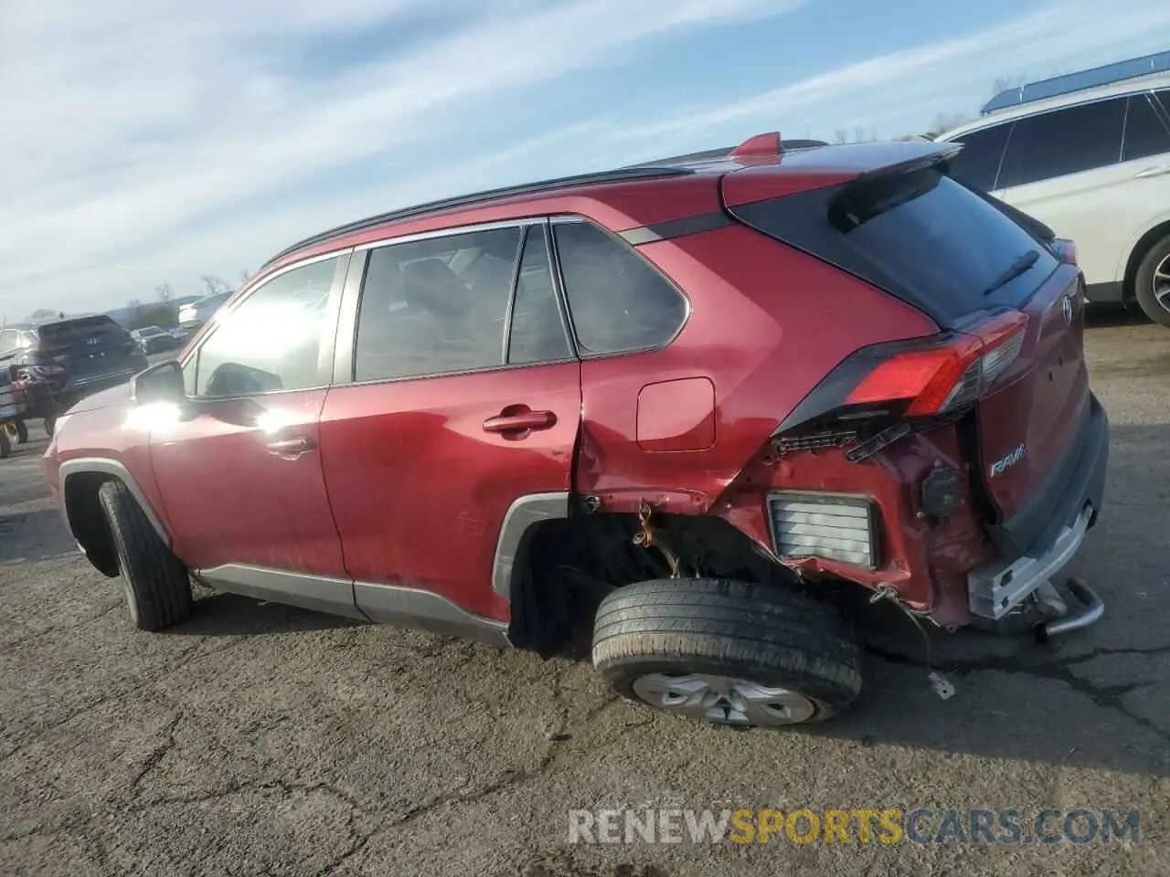 2 fotografías del automóvil dañado 2T3P1RFV4MW149547 TOYOTA RAV4 2021