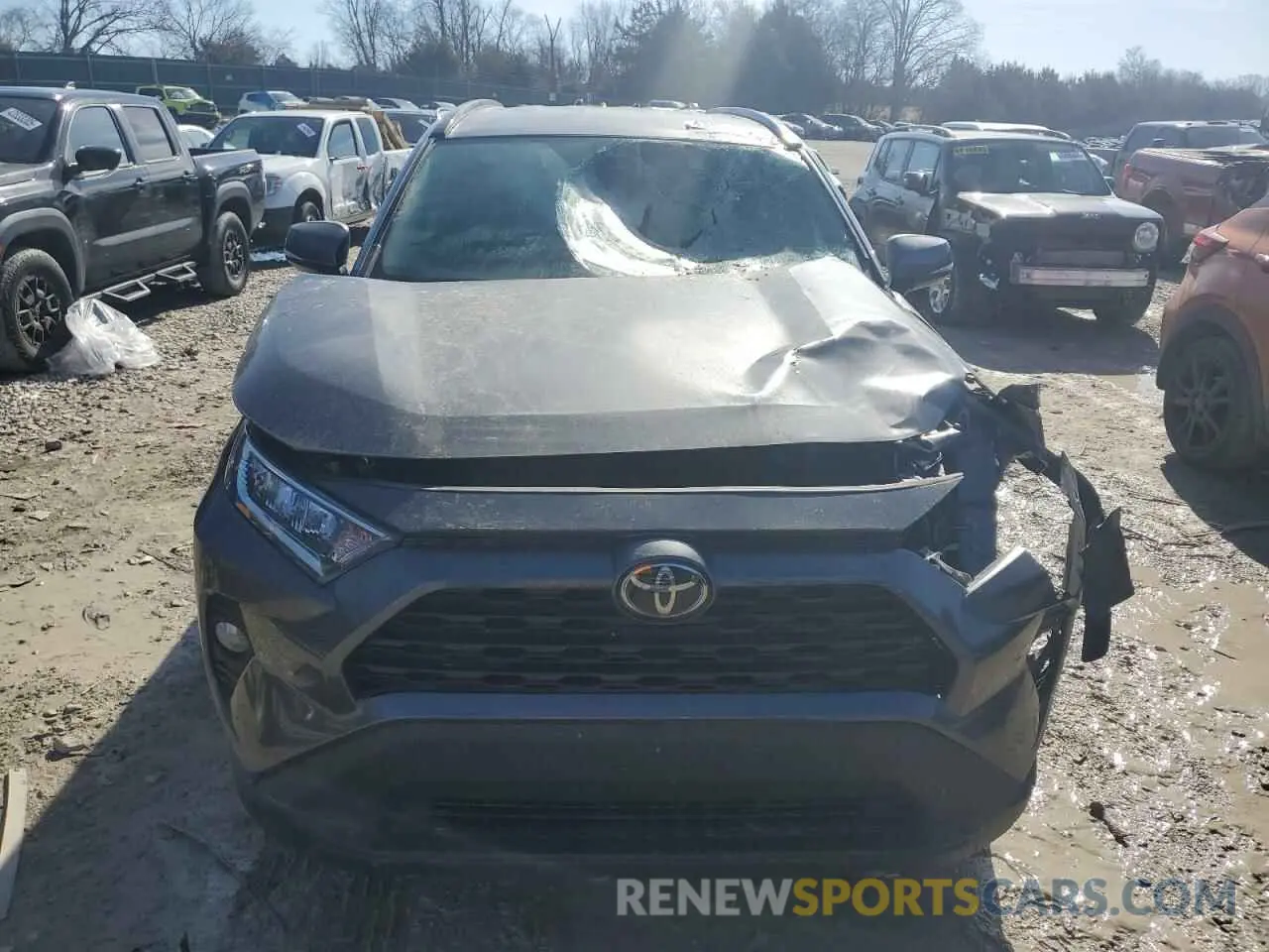 5 fotografías del automóvil dañado 2T3P1RFV5MC190948 TOYOTA RAV4 2021