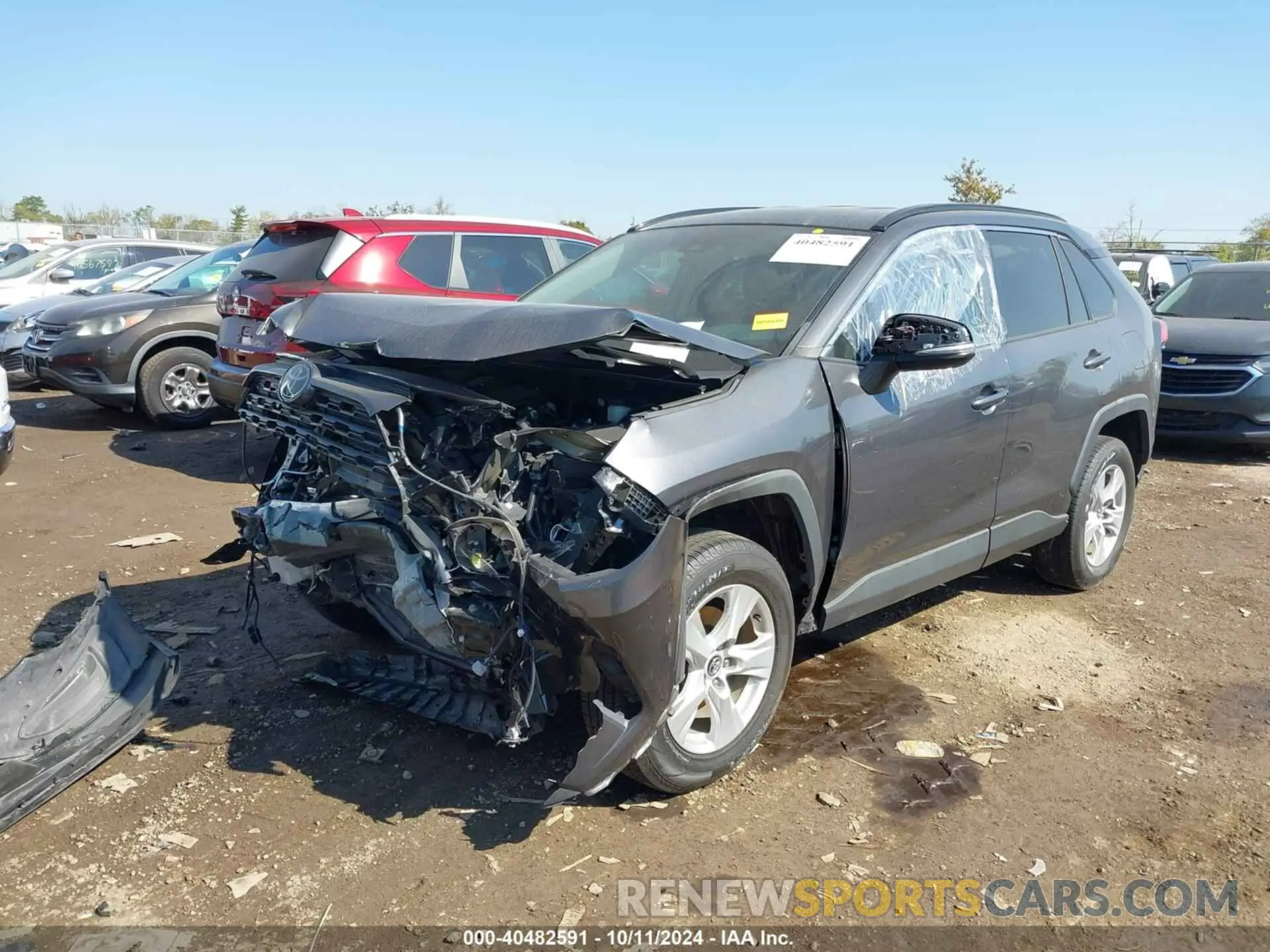2 fotografías del automóvil dañado 2T3P1RFV5MW141571 TOYOTA RAV4 2021