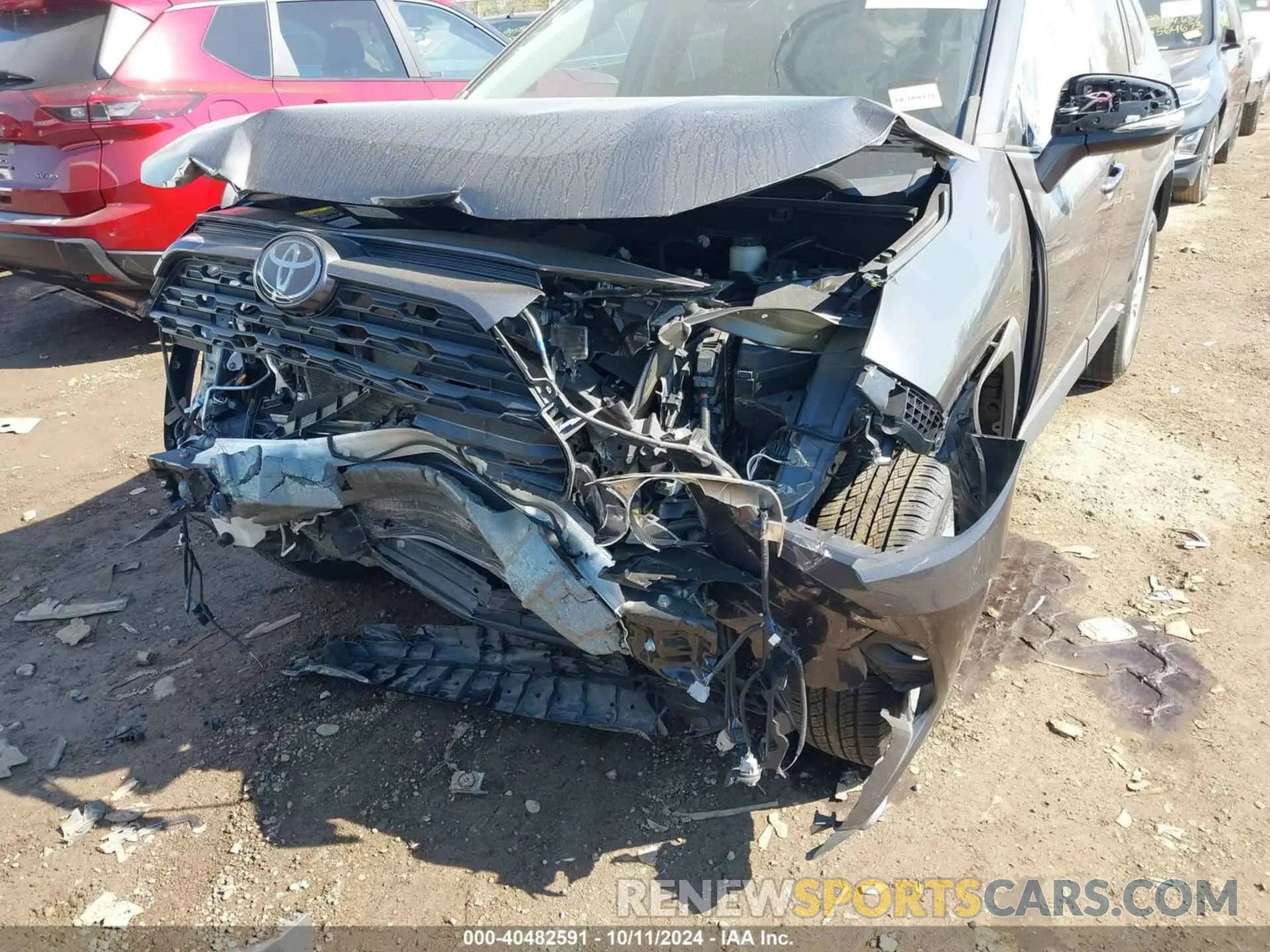 6 fotografías del automóvil dañado 2T3P1RFV5MW141571 TOYOTA RAV4 2021