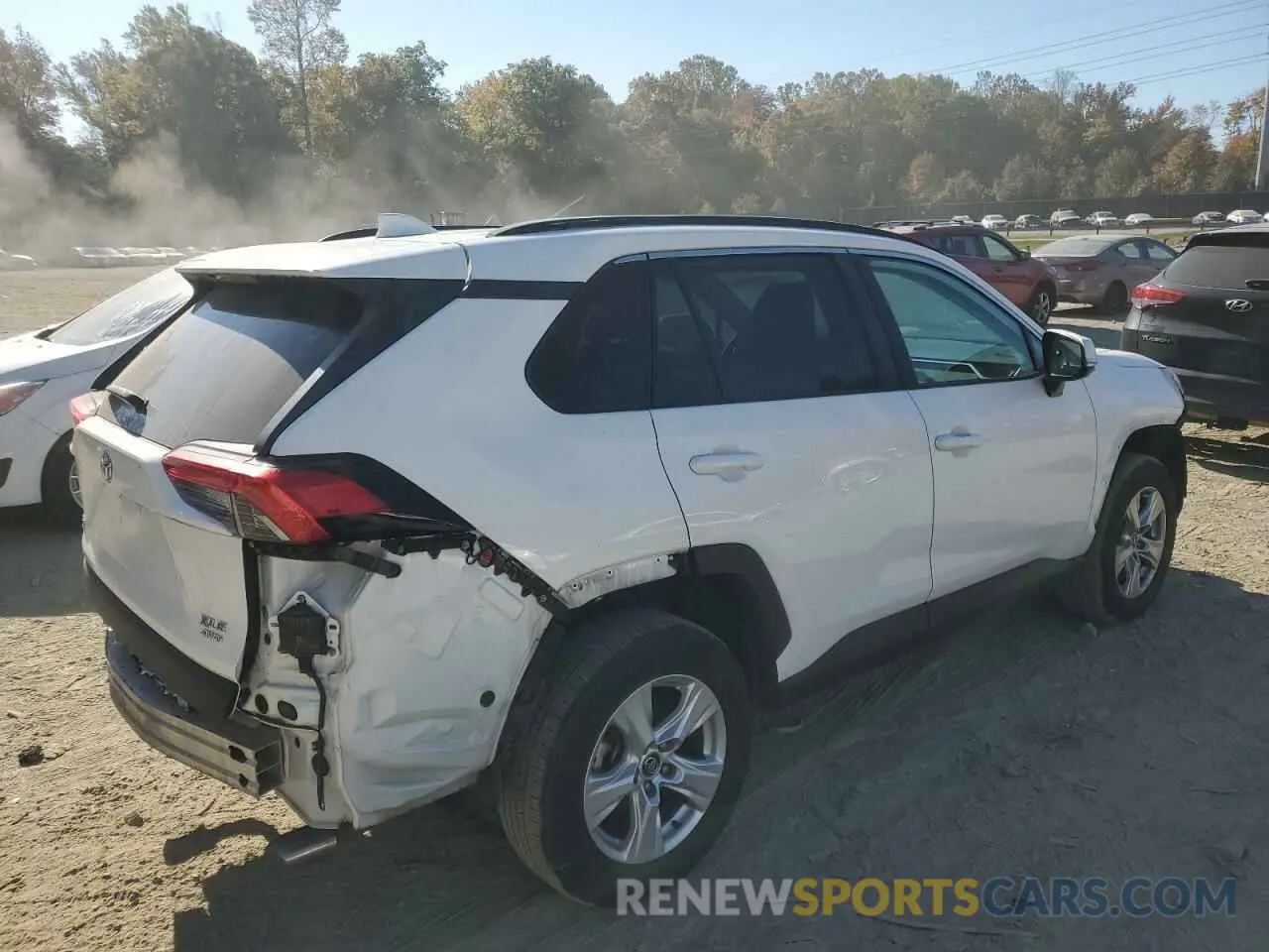 3 fotografías del automóvil dañado 2T3P1RFV5MW161240 TOYOTA RAV4 2021