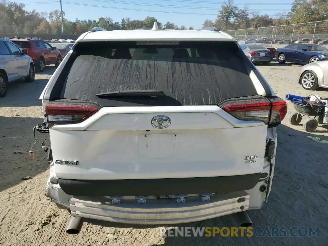 6 fotografías del automóvil dañado 2T3P1RFV5MW161240 TOYOTA RAV4 2021