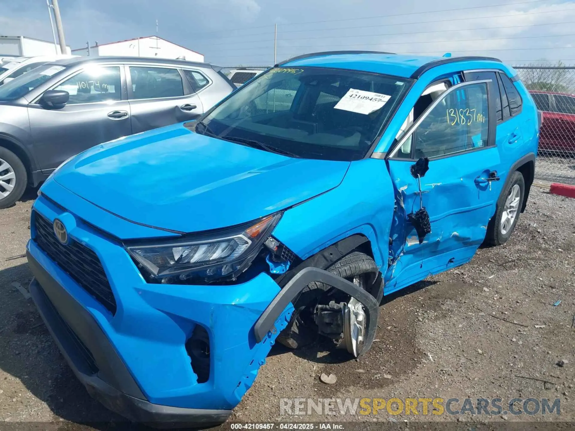 6 fotografías del automóvil dañado 2T3P1RFV5MW208427 TOYOTA RAV4 2021