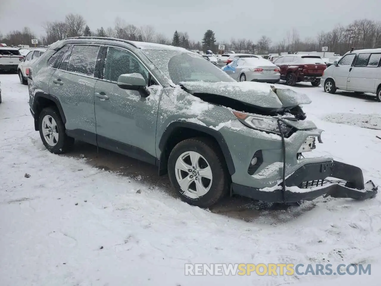 4 fotografías del automóvil dañado 2T3P1RFV5MW208959 TOYOTA RAV4 2021