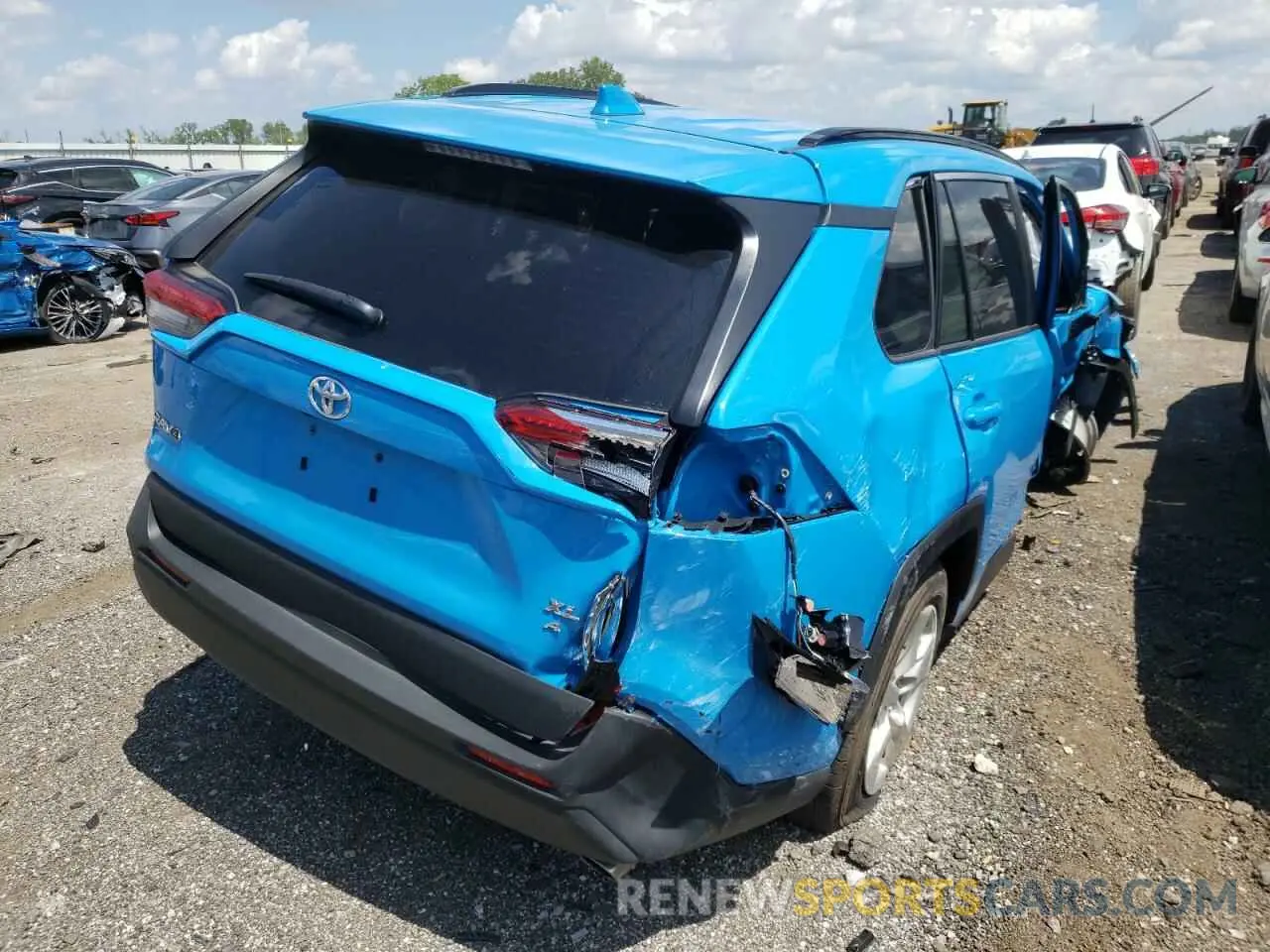 4 fotografías del automóvil dañado 2T3P1RFV5MW212011 TOYOTA RAV4 2021