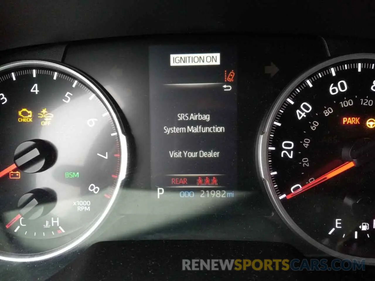 7 fotografías del automóvil dañado 2T3P1RFV6MW182341 TOYOTA RAV4 2021