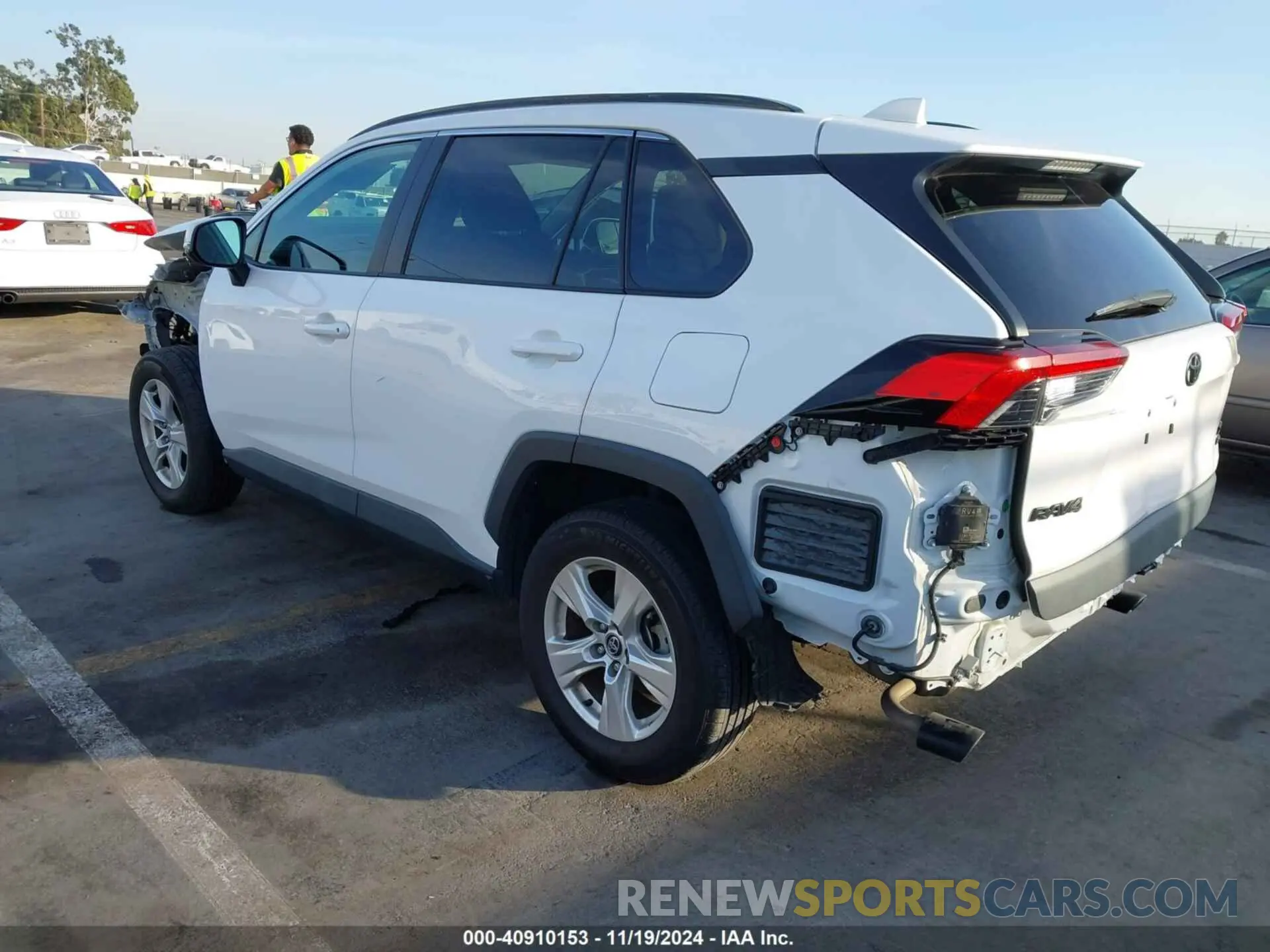 3 fotografías del automóvil dañado 2T3P1RFV7MC151598 TOYOTA RAV4 2021