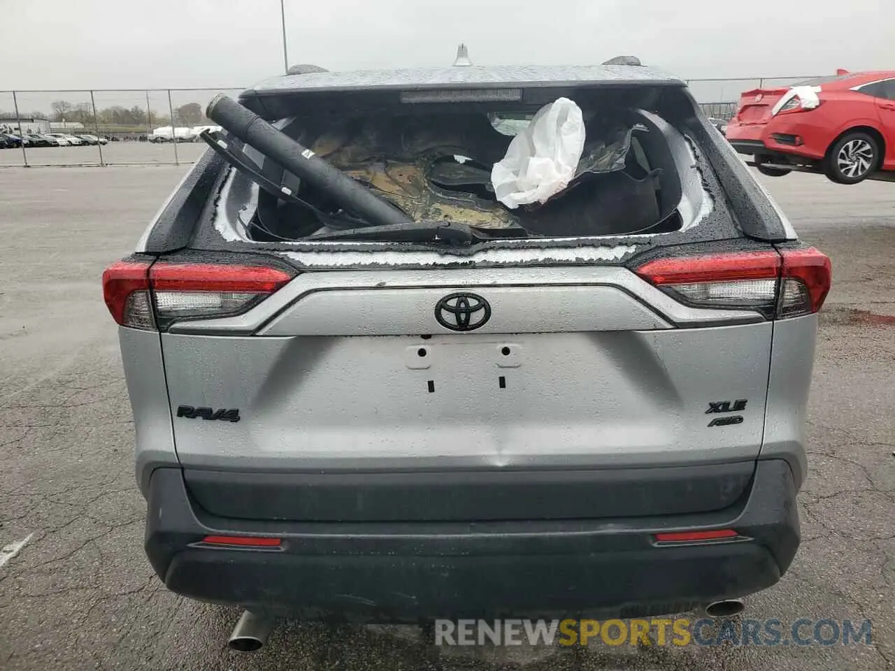 6 fotografías del automóvil dañado 2T3P1RFV7MC185525 TOYOTA RAV4 2021