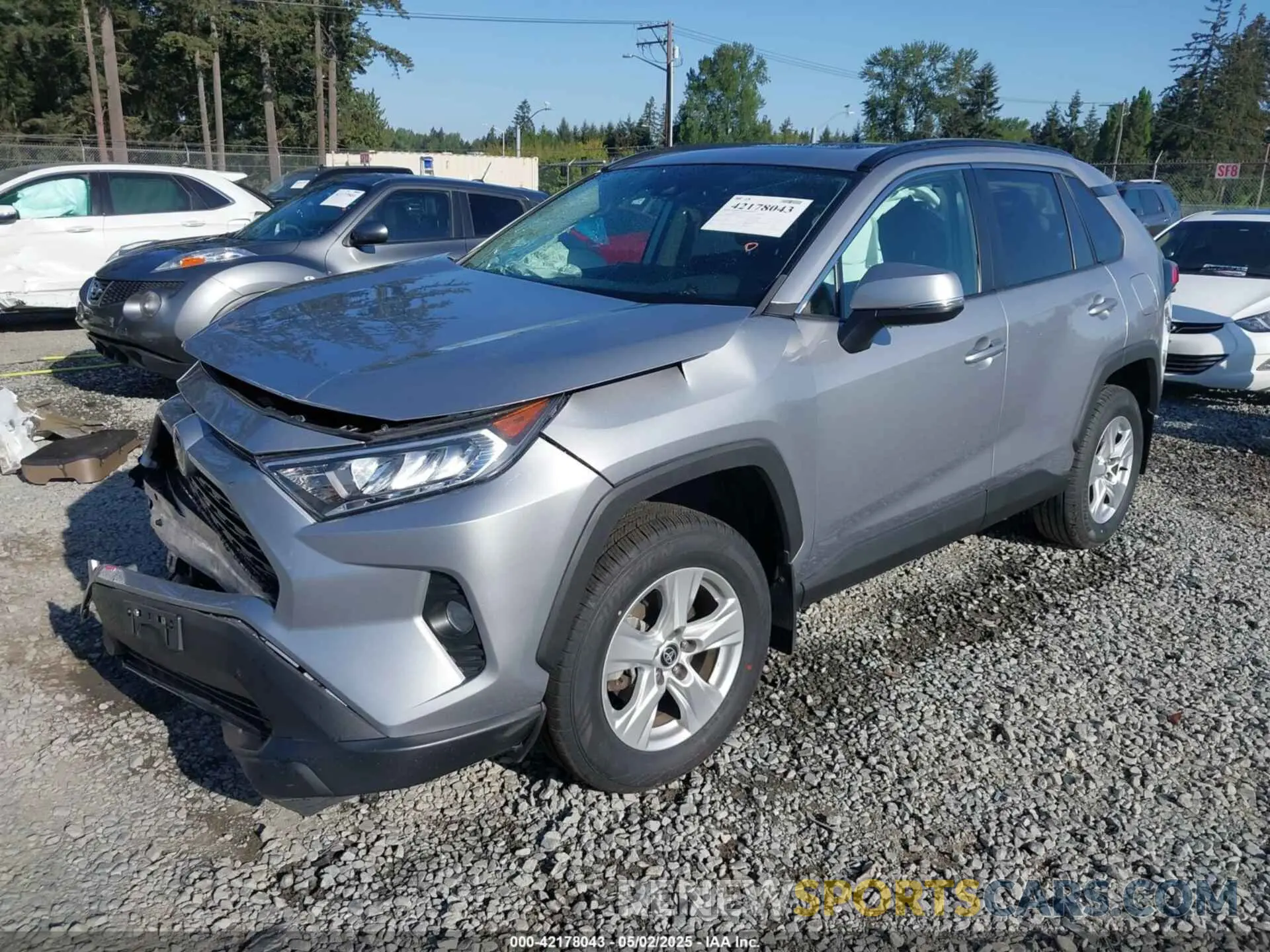 2 fotografías del automóvil dañado 2T3P1RFV7MC212805 TOYOTA RAV4 2021
