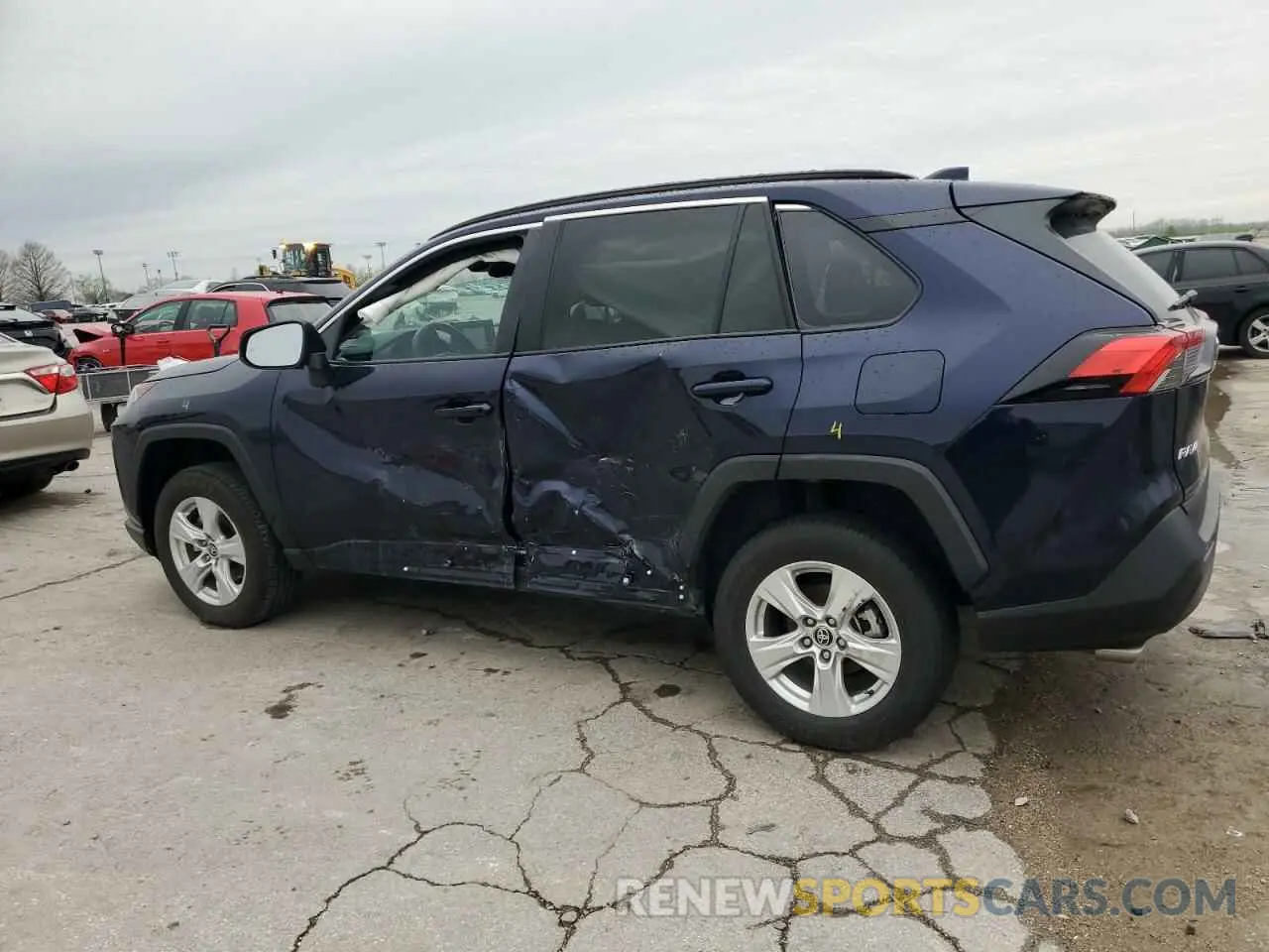 2 fotografías del automóvil dañado 2T3P1RFV7MW196605 TOYOTA RAV4 2021