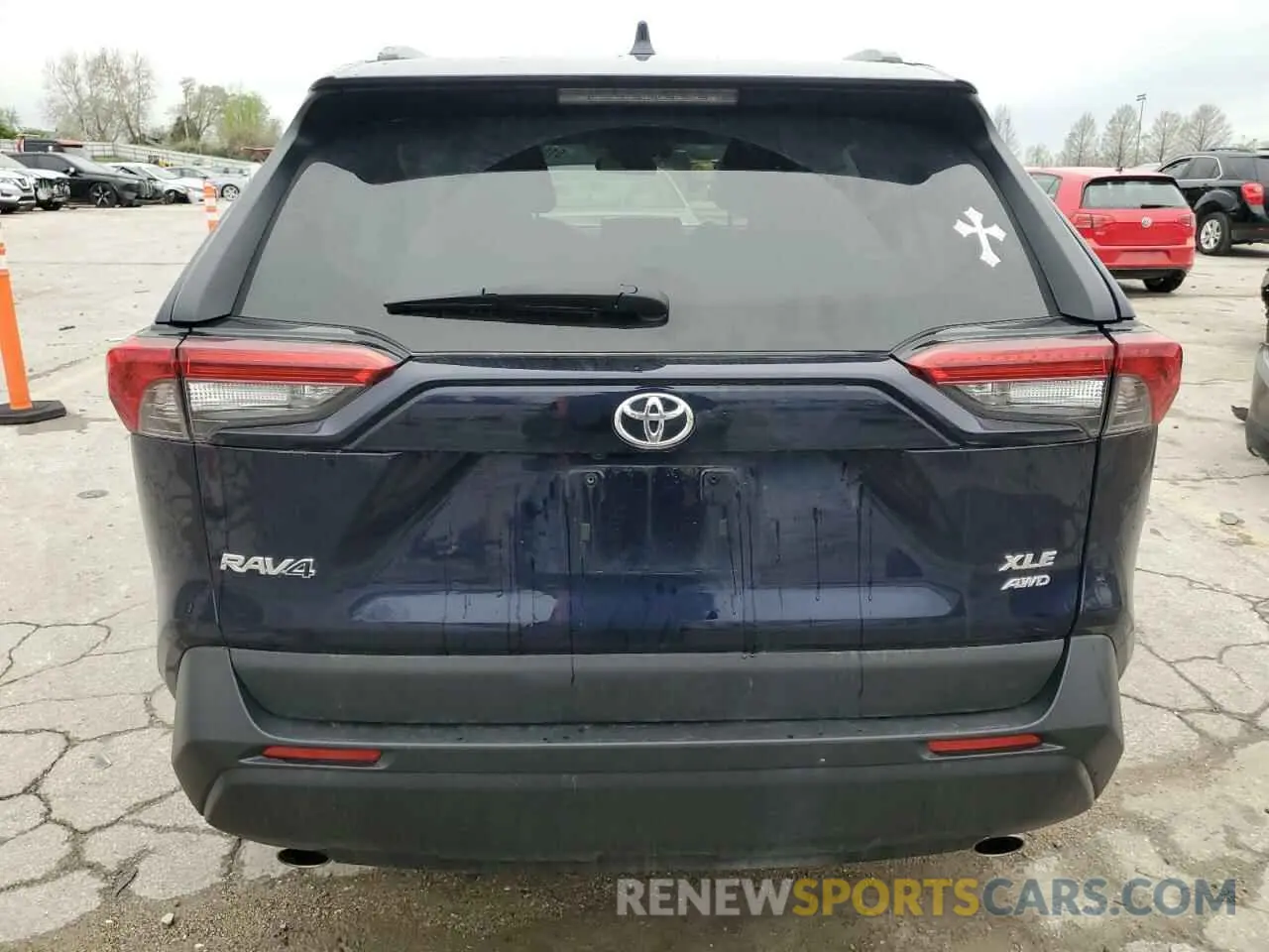 6 fotografías del automóvil dañado 2T3P1RFV7MW196605 TOYOTA RAV4 2021