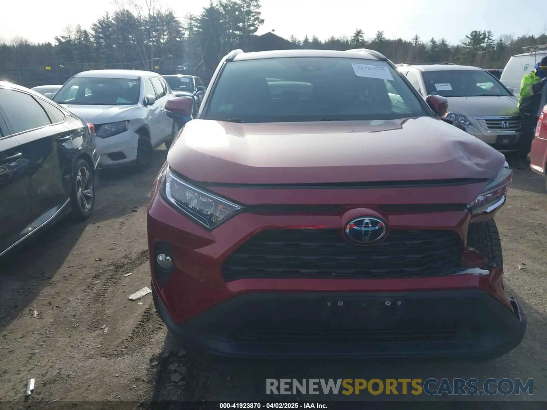 12 fotografías del automóvil dañado 2T3P1RFV7MW208395 TOYOTA RAV4 2021