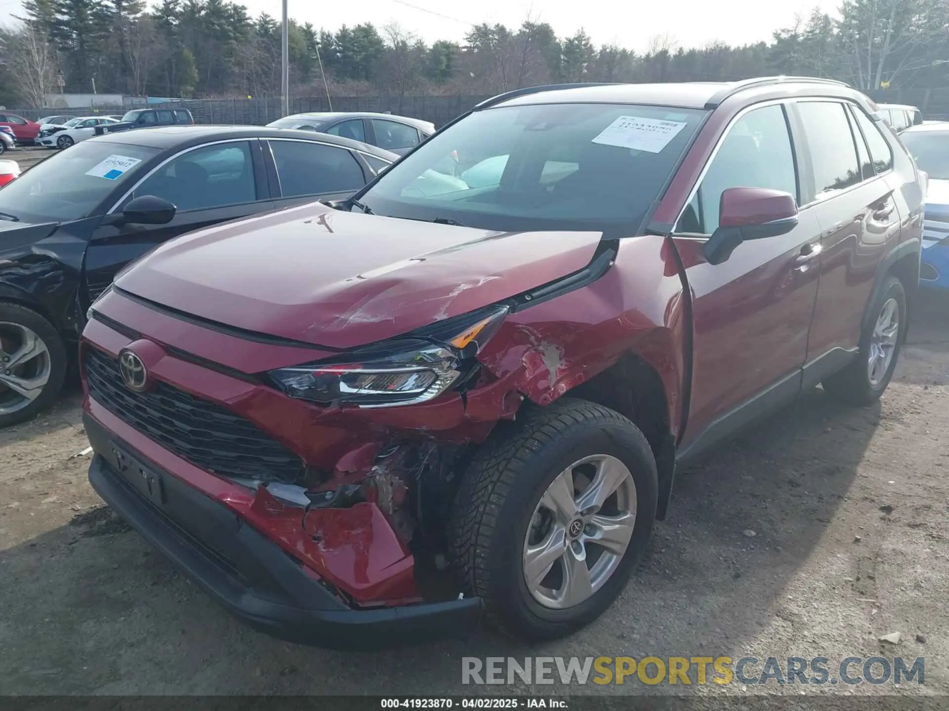 2 fotografías del automóvil dañado 2T3P1RFV7MW208395 TOYOTA RAV4 2021