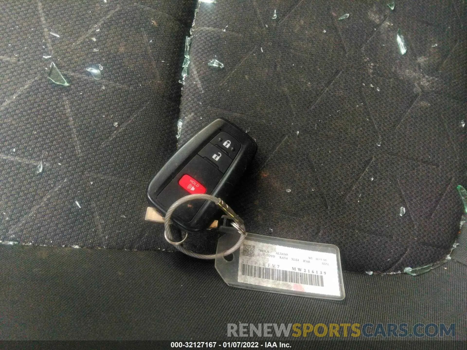 11 fotografías del automóvil dañado 2T3P1RFV7MW216139 TOYOTA RAV4 2021