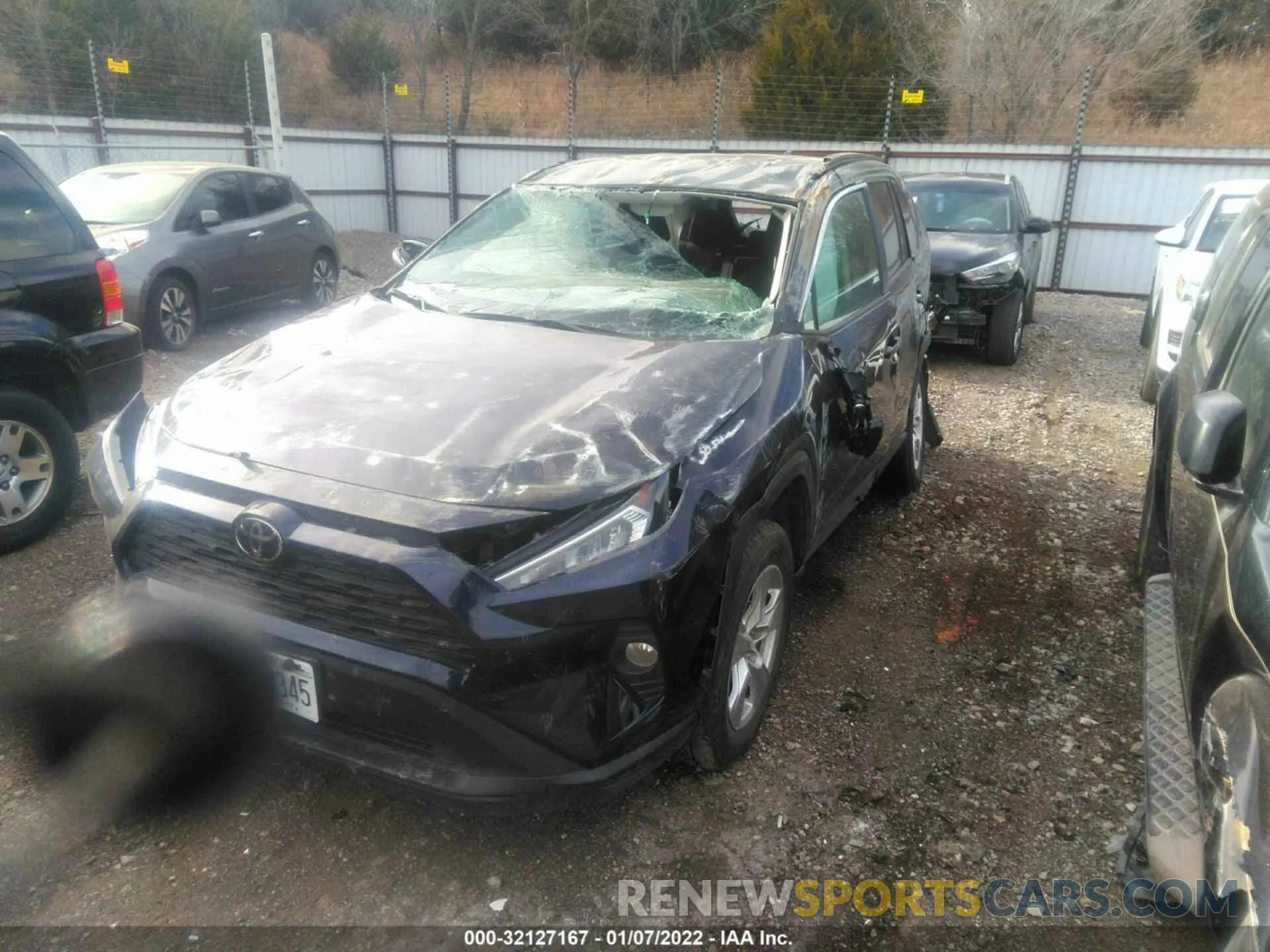 2 fotografías del automóvil dañado 2T3P1RFV7MW216139 TOYOTA RAV4 2021