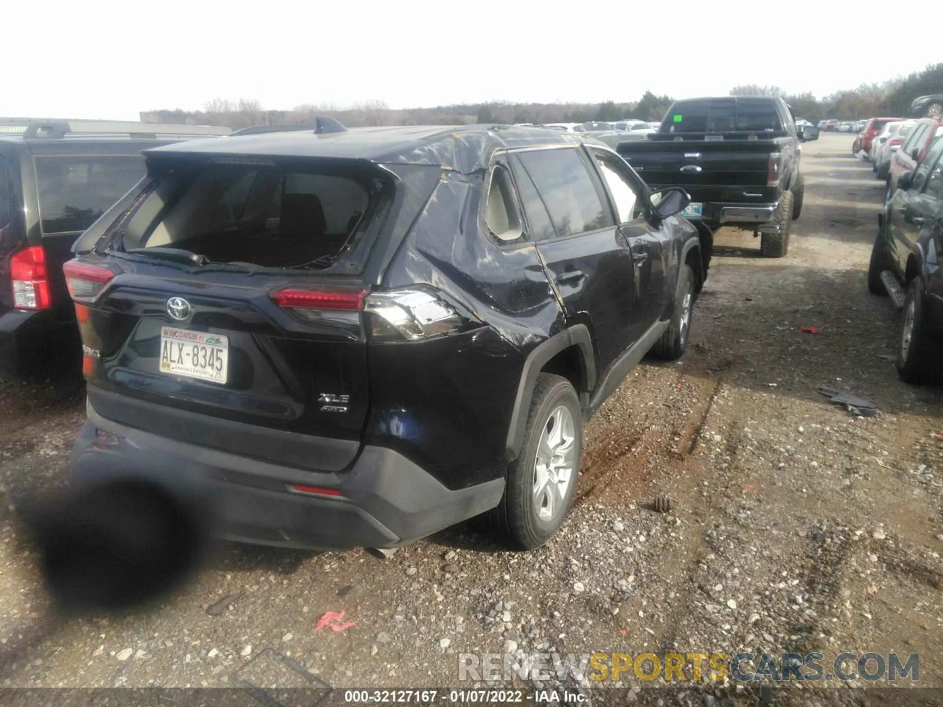 4 fotografías del automóvil dañado 2T3P1RFV7MW216139 TOYOTA RAV4 2021