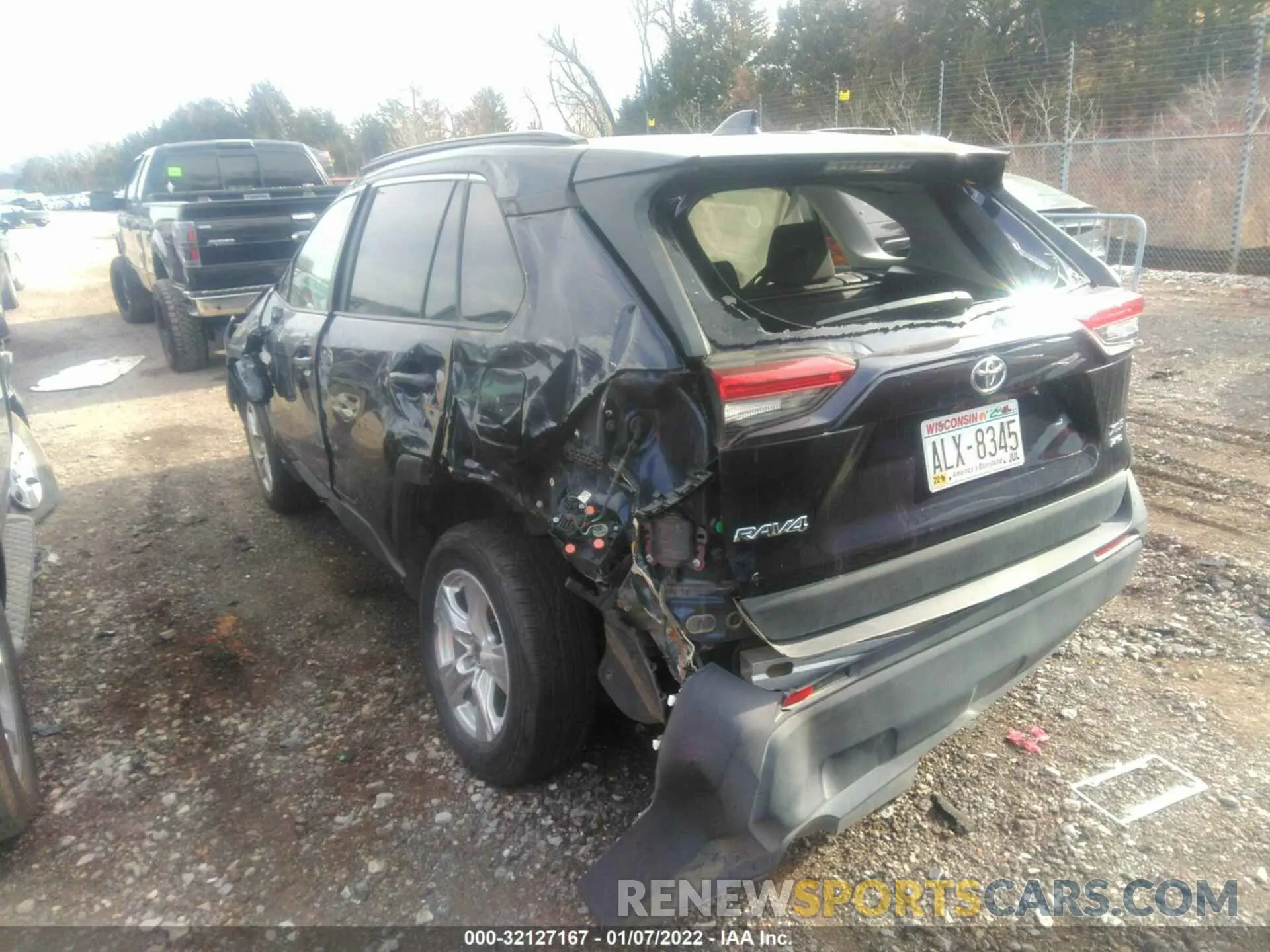 6 fotografías del automóvil dañado 2T3P1RFV7MW216139 TOYOTA RAV4 2021