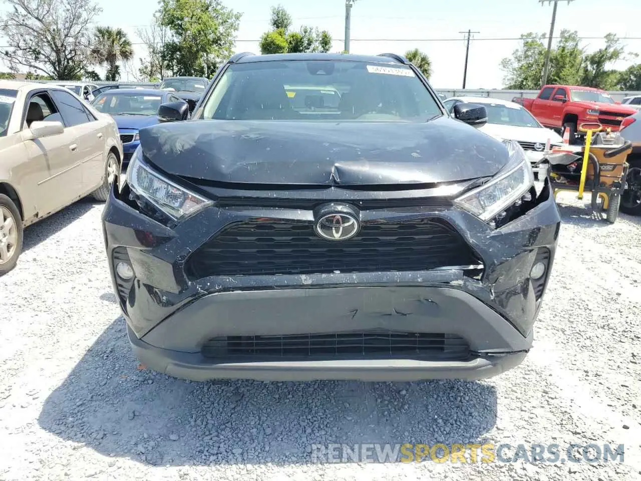 5 fotografías del automóvil dañado 2T3P1RFV8MC247479 TOYOTA RAV4 2021