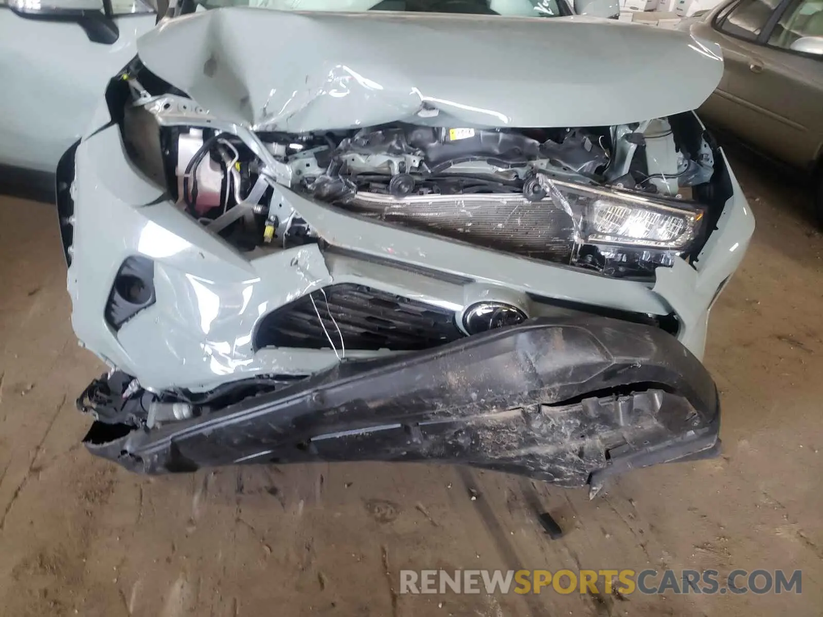 9 fotografías del automóvil dañado 2T3P1RFV8MW156453 TOYOTA RAV4 2021