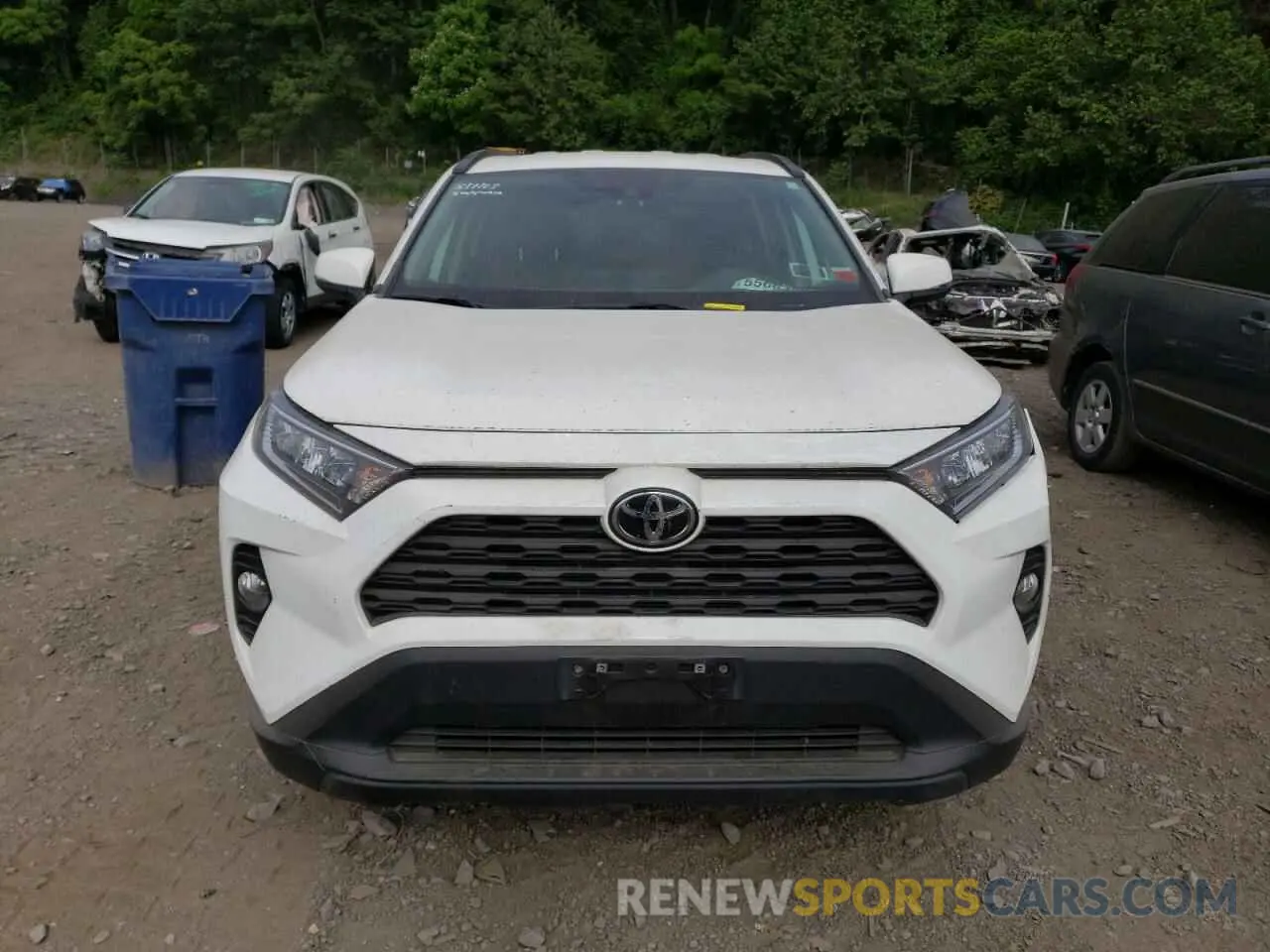 5 fotografías del automóvil dañado 2T3P1RFV8MW210687 TOYOTA RAV4 2021