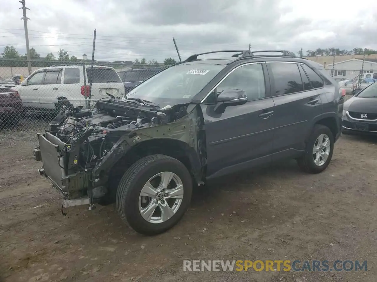 1 fotografías del automóvil dañado 2T3P1RFV8MW232835 TOYOTA RAV4 2021
