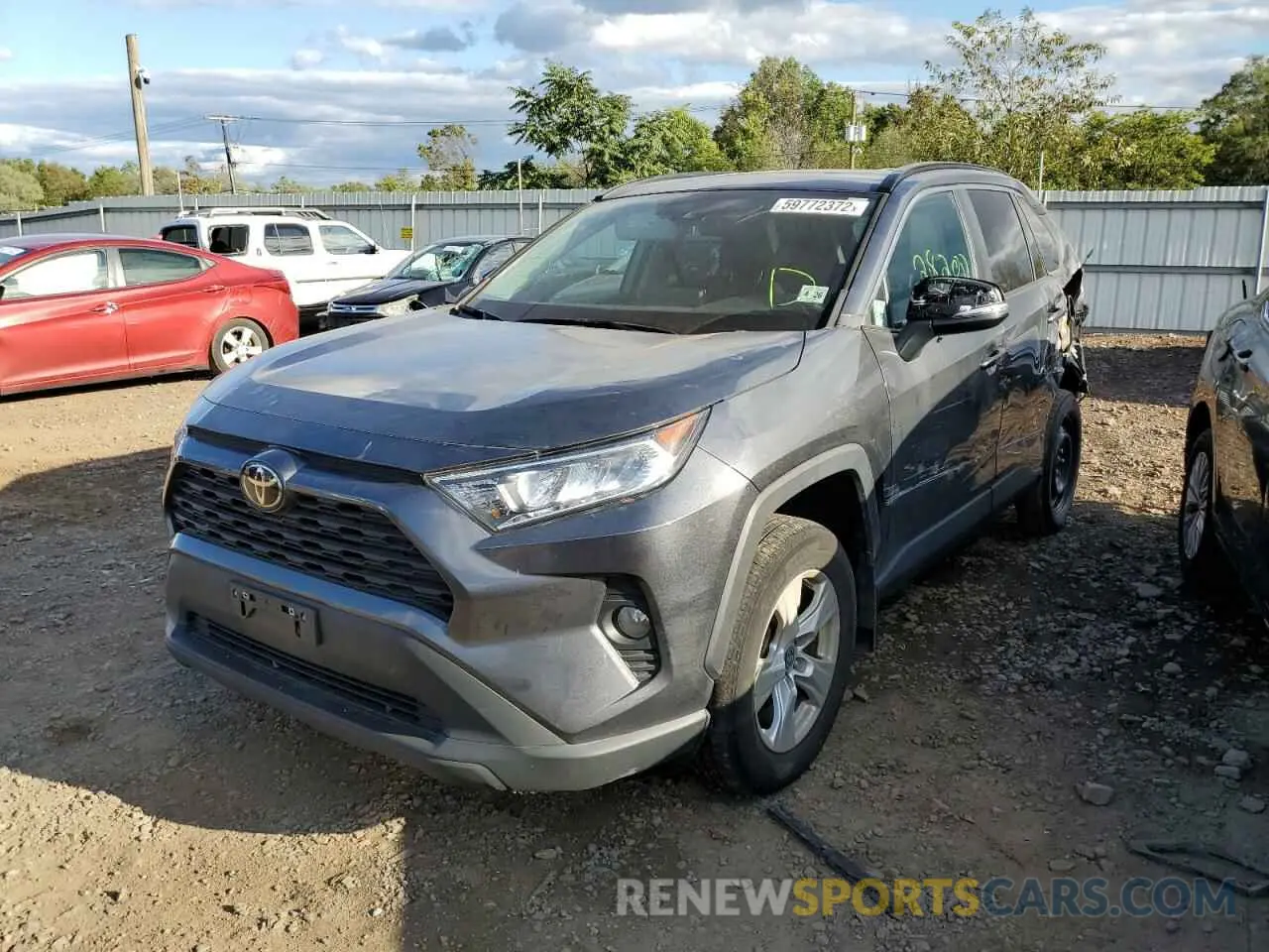 2 fotografías del automóvil dañado 2T3P1RFV9MC200817 TOYOTA RAV4 2021