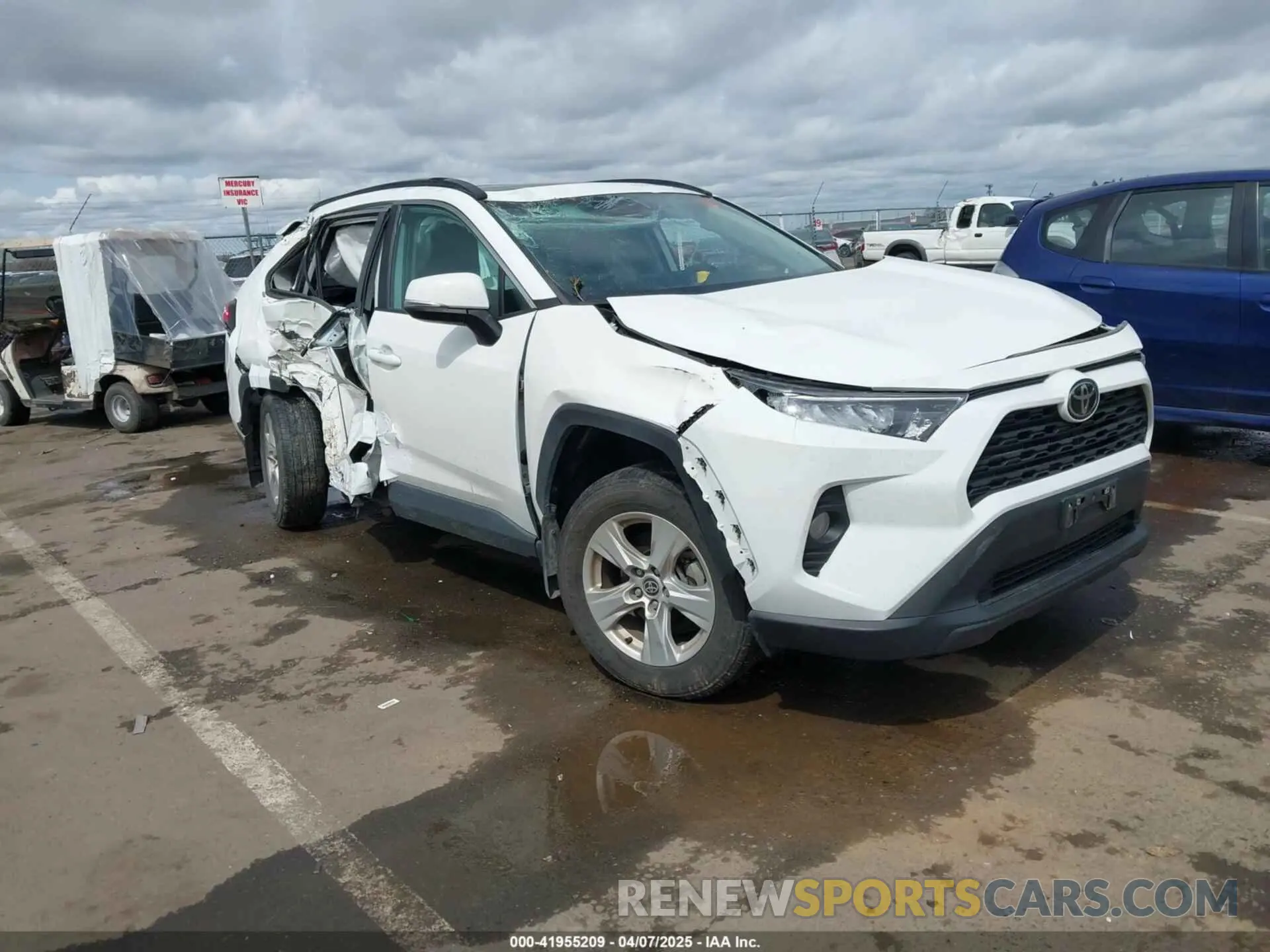 1 fotografías del automóvil dañado 2T3P1RFV9MW185380 TOYOTA RAV4 2021